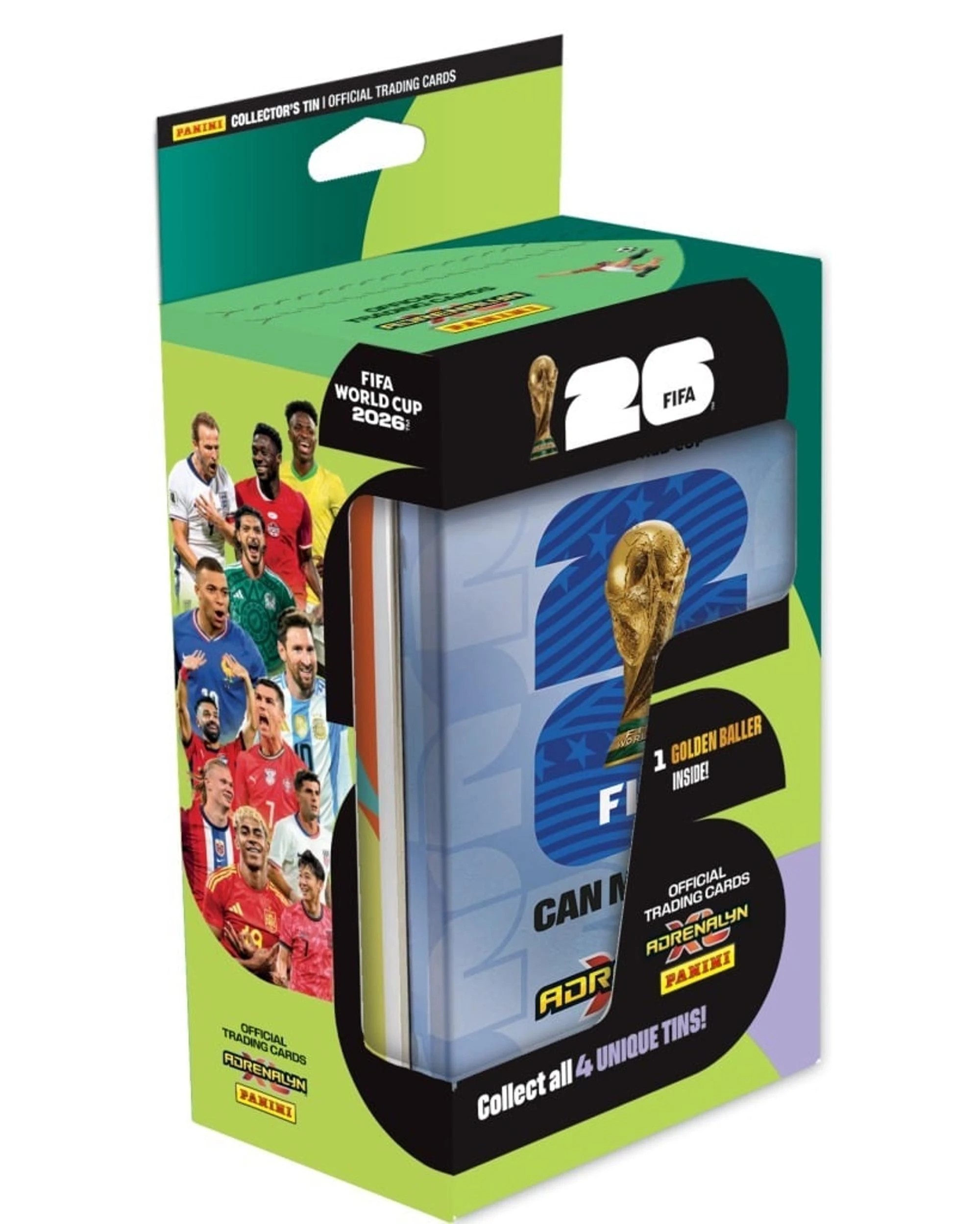 3 Panini Adrenalyn XL FIFA World Cup 2026 Trading Cards Classic Tin - Assorted, 3 of 9