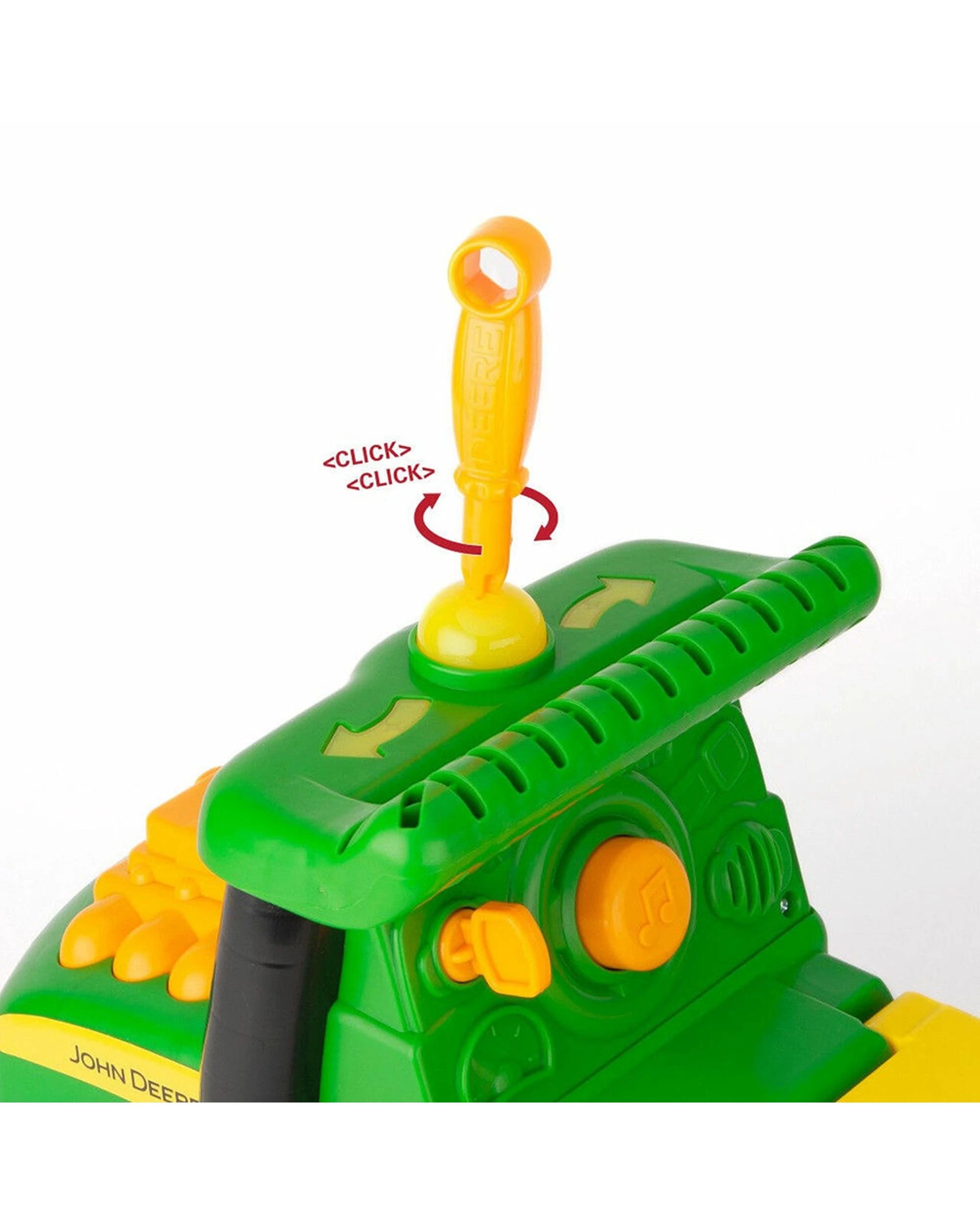 2 John Deere Johnny Tractor Foot to Floor Ride On With Lights And Sounds, 2 of 5