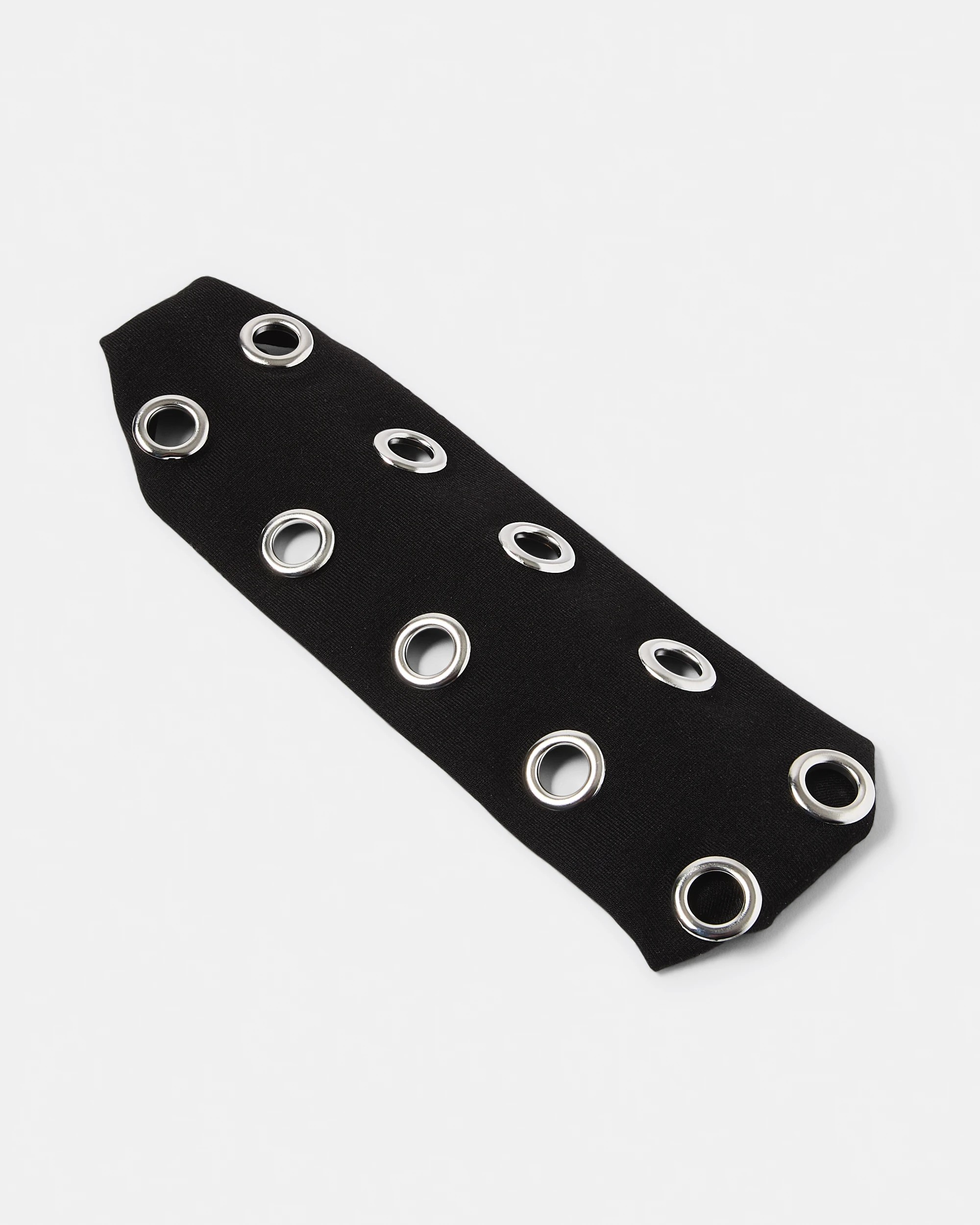 1 Eyelet Stretch Headband - Black, 1 of 8
