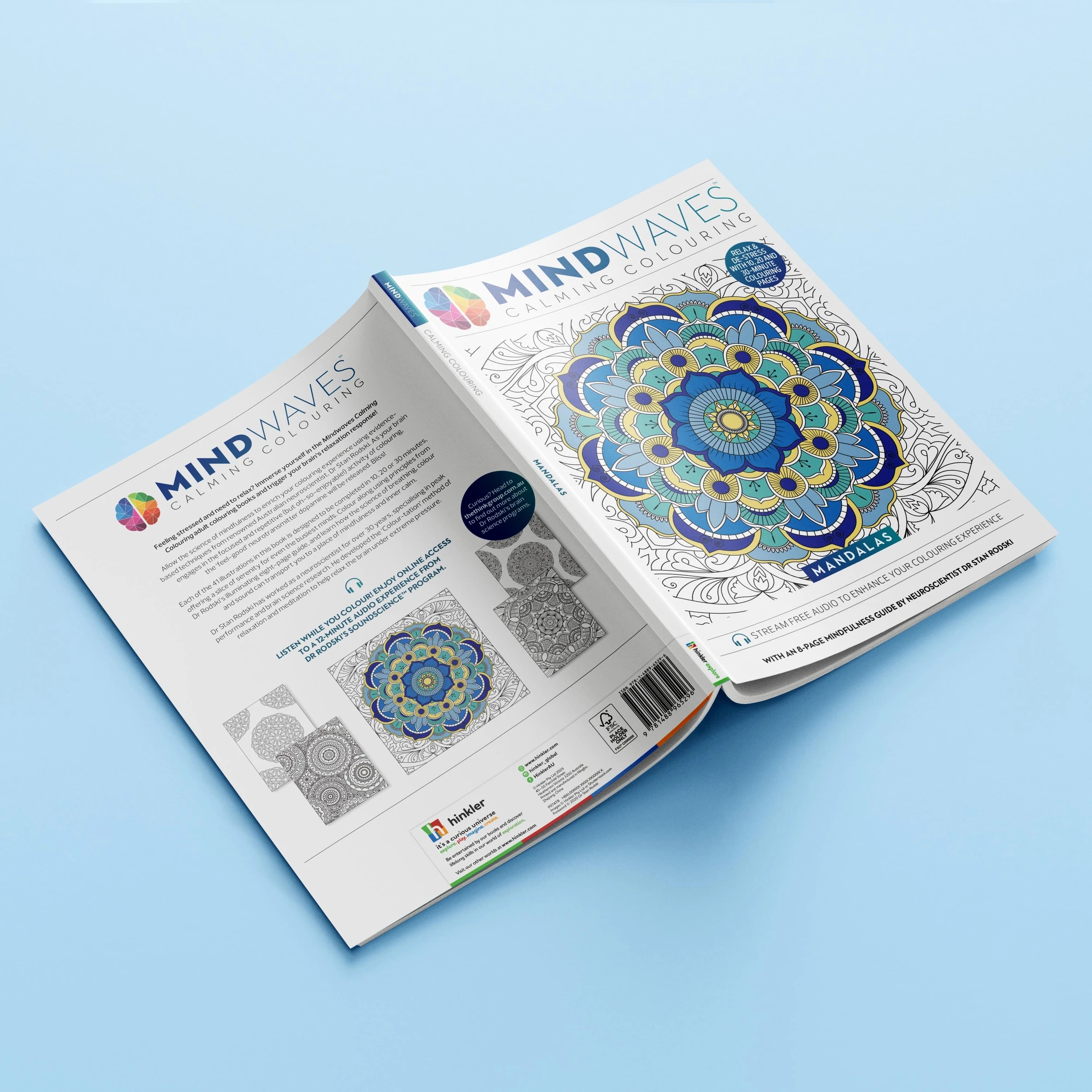 3 Mindwaves Calming Colouring: Mandalas - Book, 3 of 4