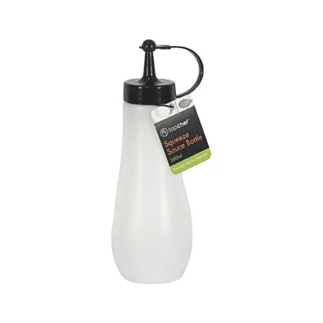2 Top Chef 360ml Sauce Squeezable Bottle 21 X 7cm Oil And Vinegar Dispenser
 - White, 2 of 2
