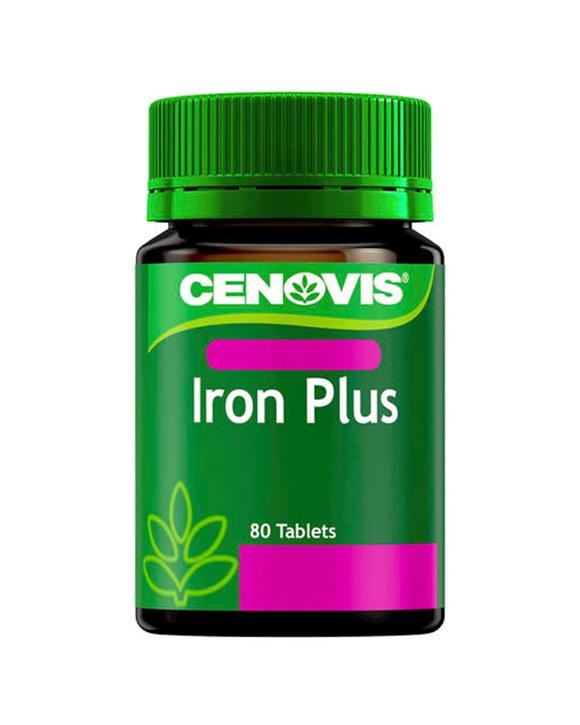 Cenovis 80pc Cenovis Iron Plus Tablets For Healthy Blood Cells & Increased Energy Levels