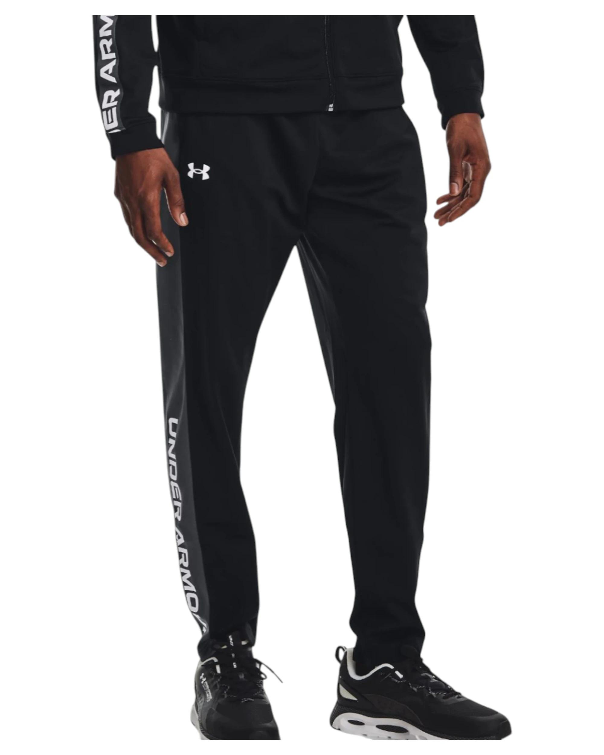 3 Under Armour Mens Brawler Pants Black/Grey Joggers Athletic Trackies BLACK/GREY, 3 of 6