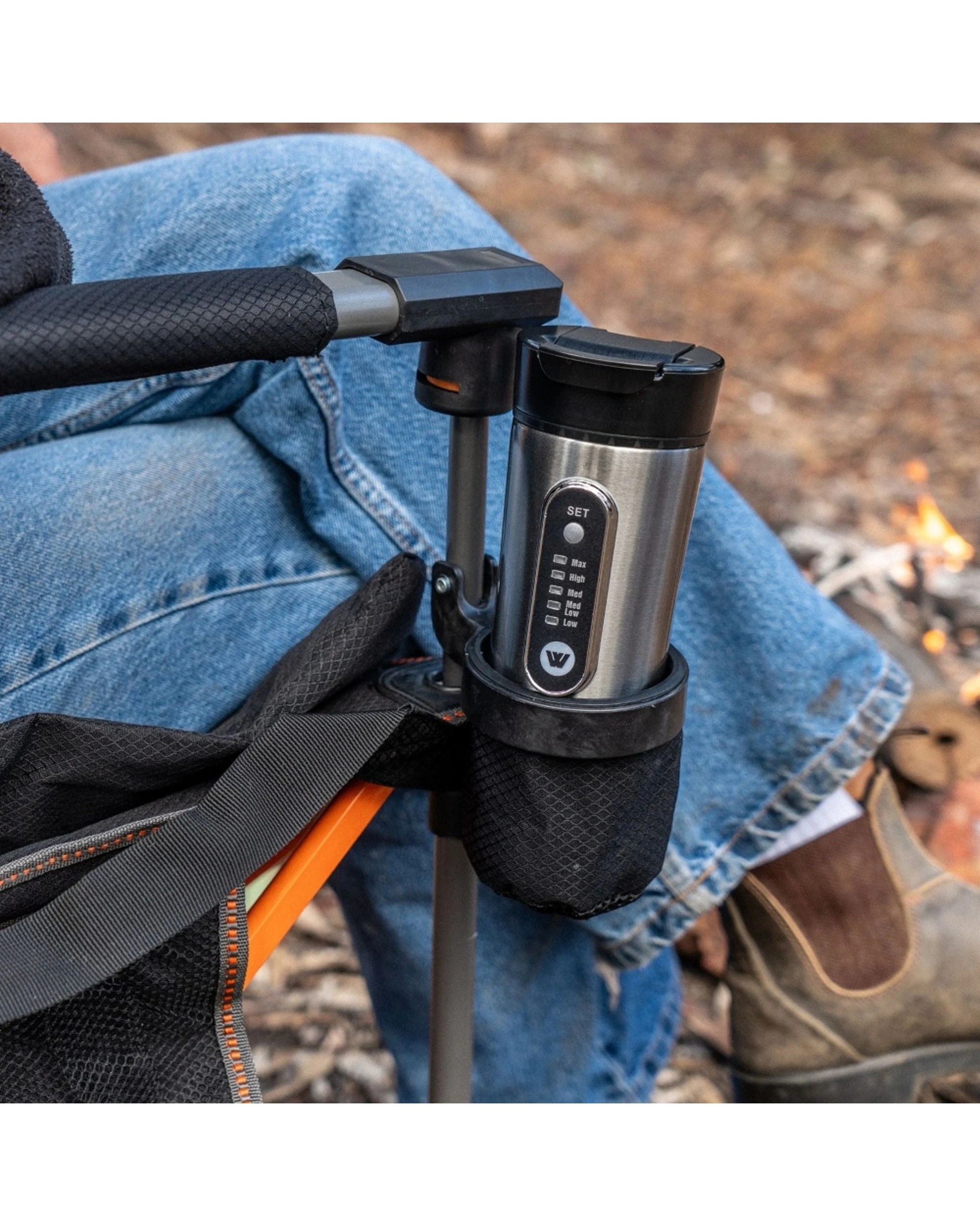 8 Wildtrak Insulated Stainless Steel Travel Mug With Built In 12V Heater 350ml - Silver, 8 of 9