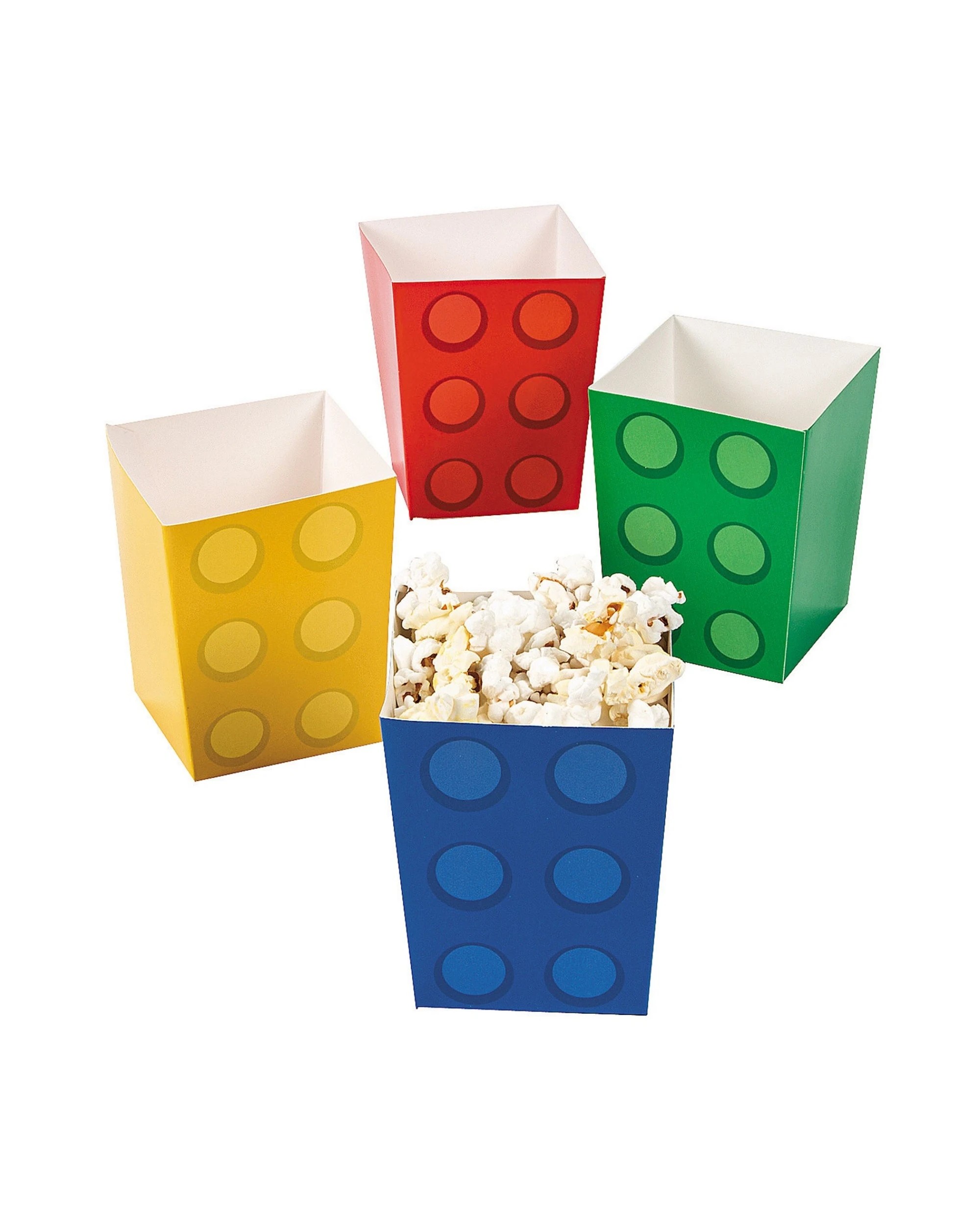 1 Partyrama Block Party Mini Treat Boxes Pack of 12, 1 of 4