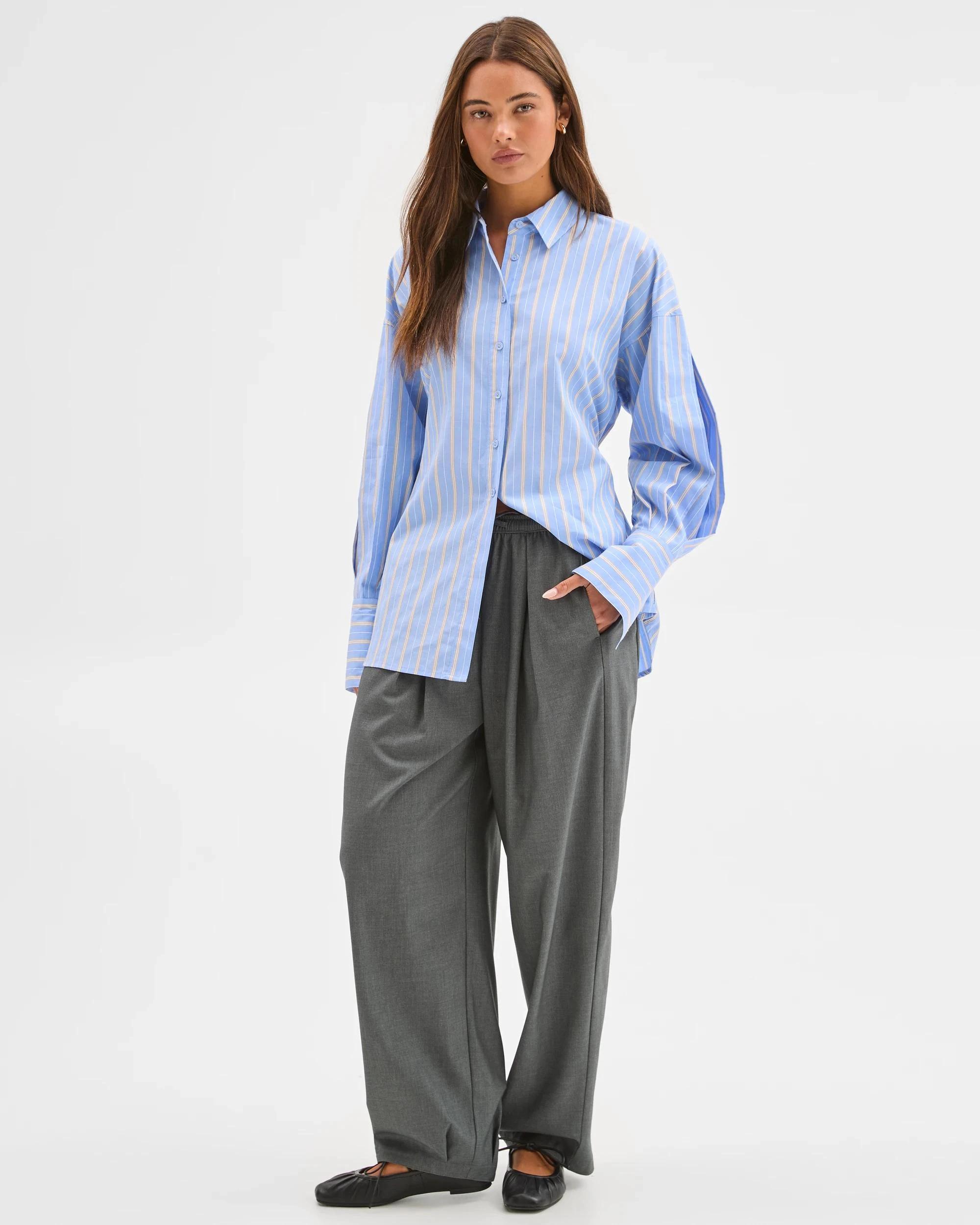 1 Lily Loves Australian Cotton Tie Detail Shirt , 1 of 7