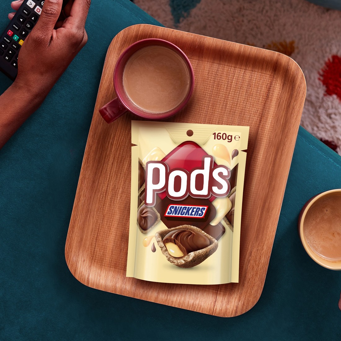 6 Pods Snickers Chocolate Snack & Share Bag 160g, 6 of 7