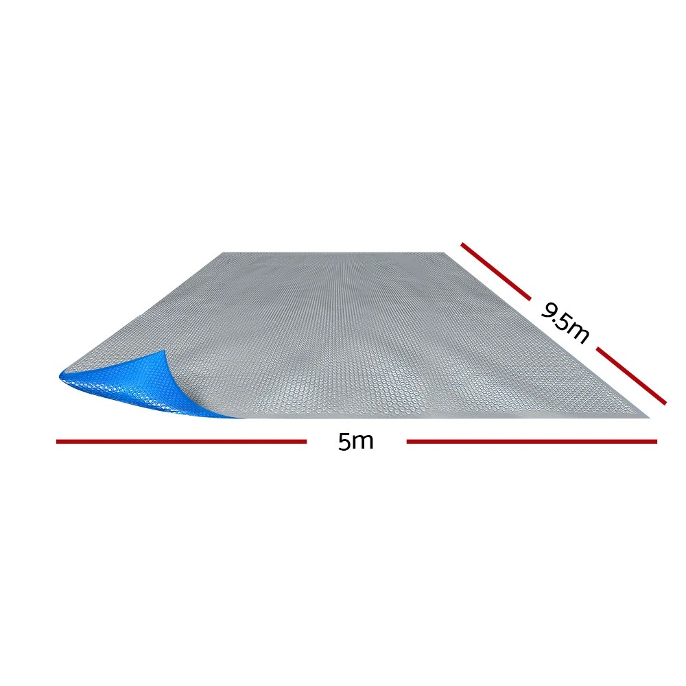 8 Aqua Buddy Pool Cover 500 Micron 9.5x5m Swimming Pool Solar Blanket Blue - Multi, 8 of 10