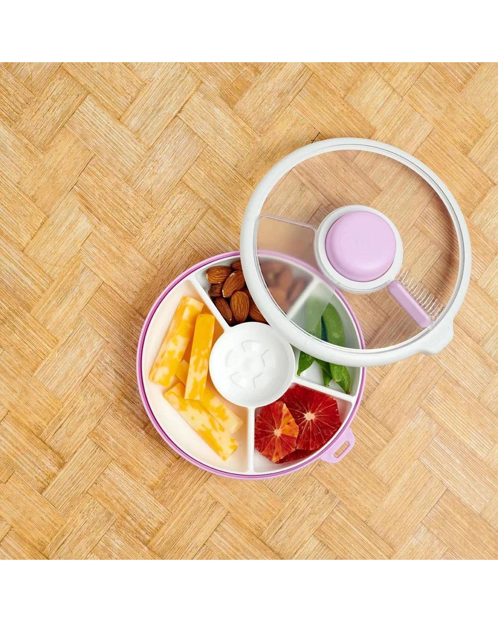 3 GoBe Original Snack Spinner  Purple, 3 of 3