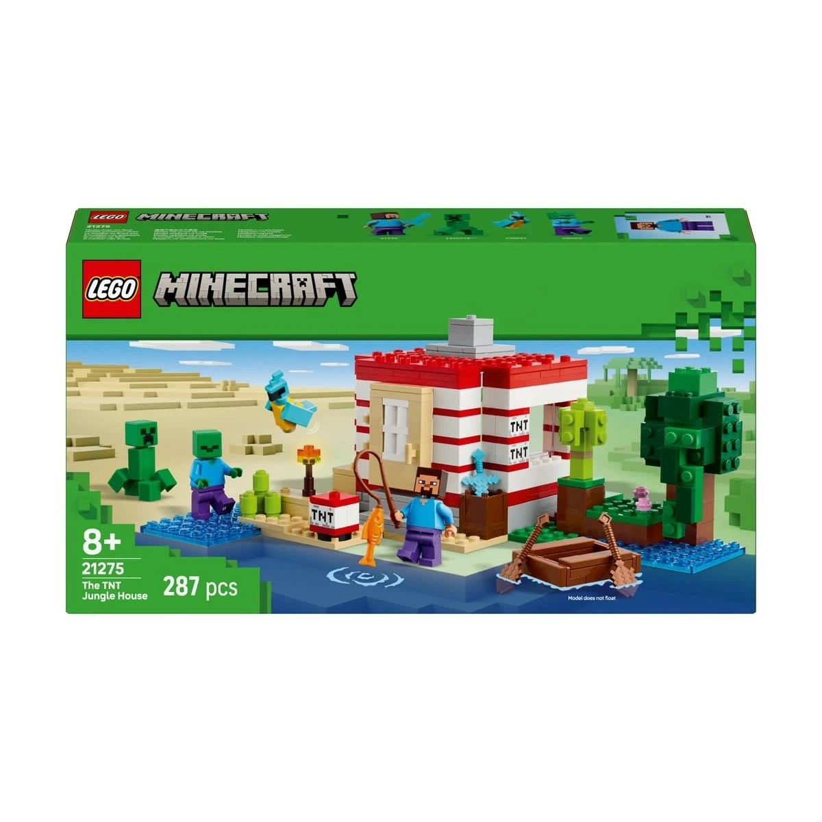 1 LEGO Minecraft The TNT Jungle House 21275, 1 of 10