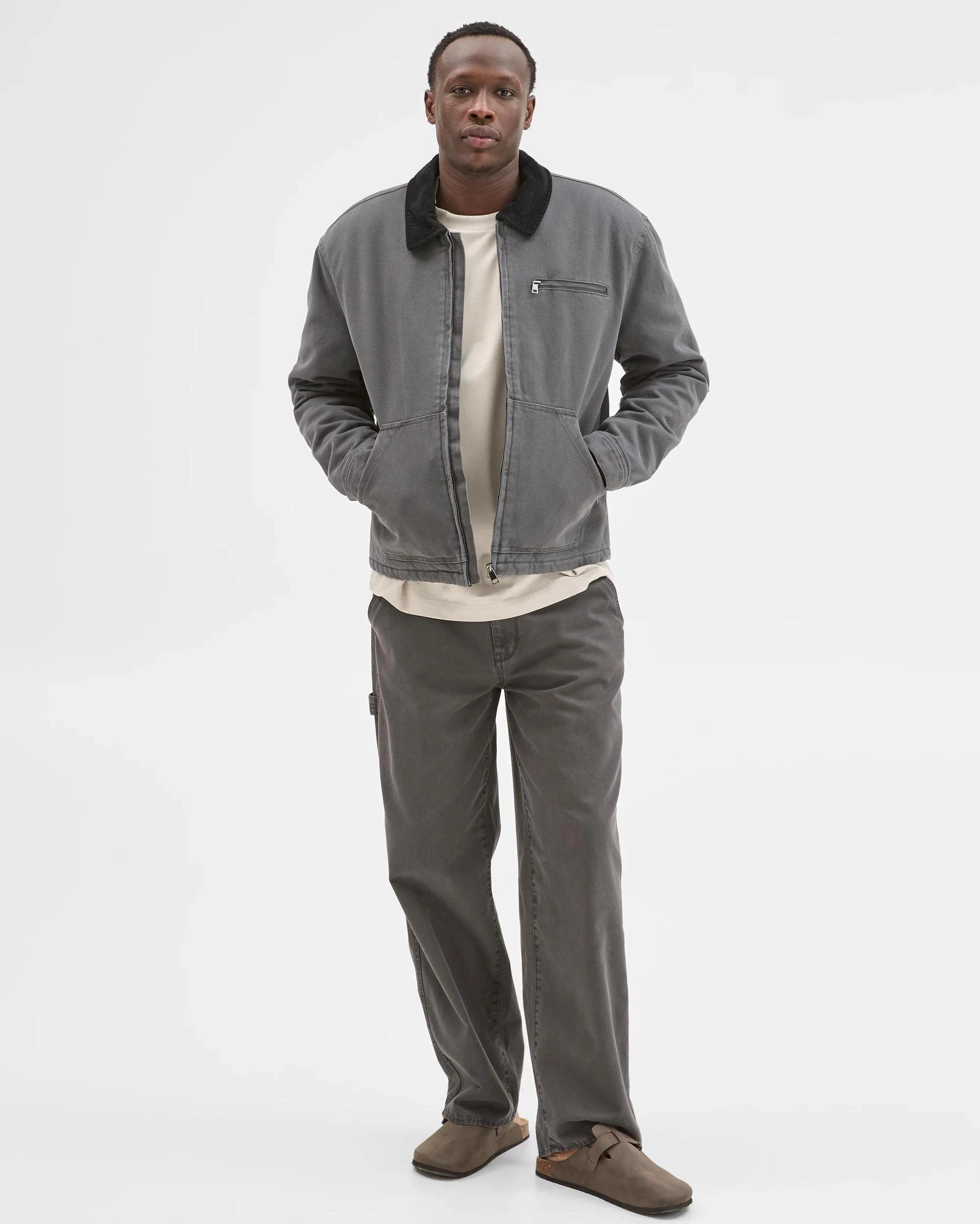 1 Commons Australian Cotton Canvas Worker Pants FORGED IRON, 1 of 6