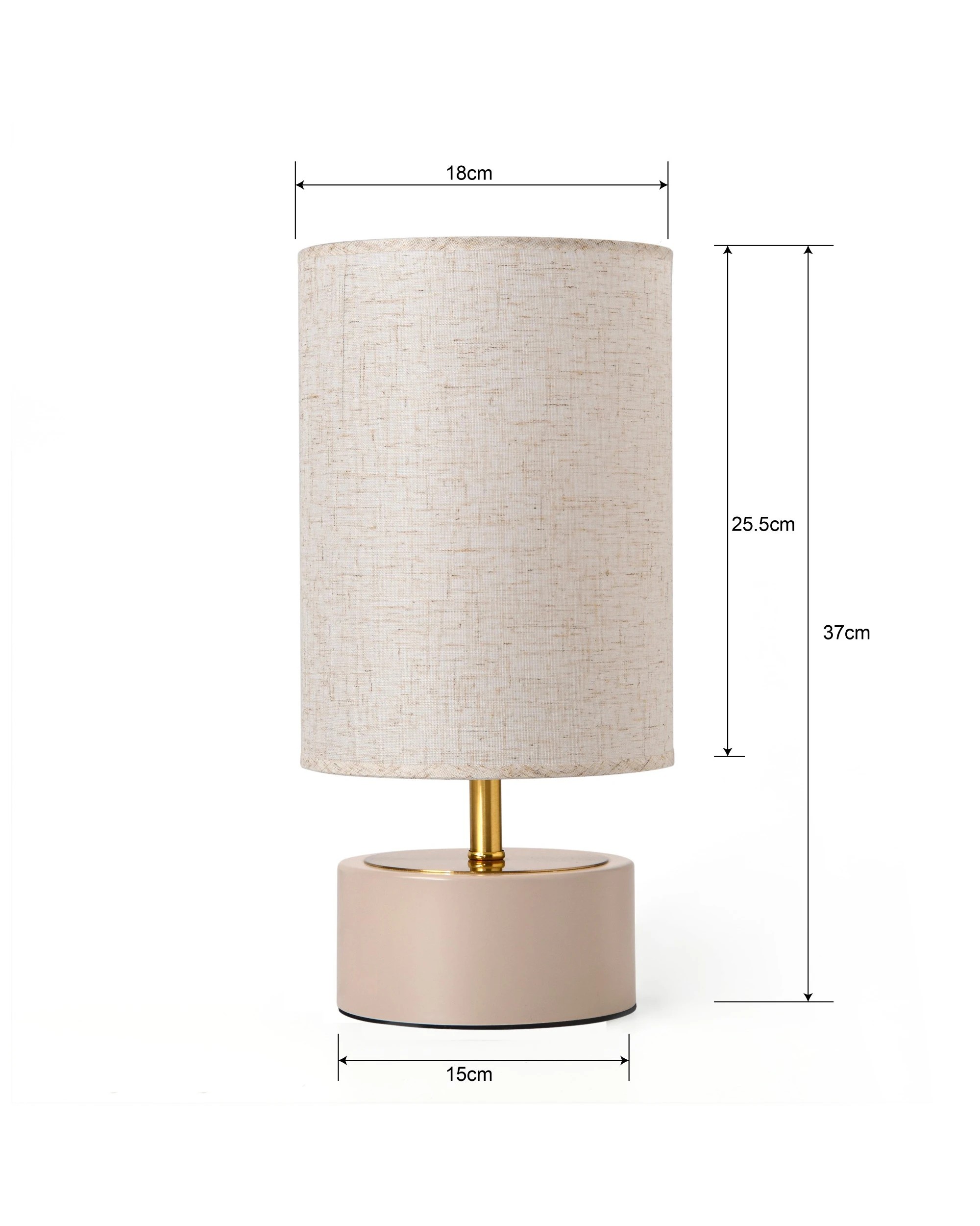 6 Sherwood Set of 2 Billie Table Lamp - Oatmeal, 6 of 10