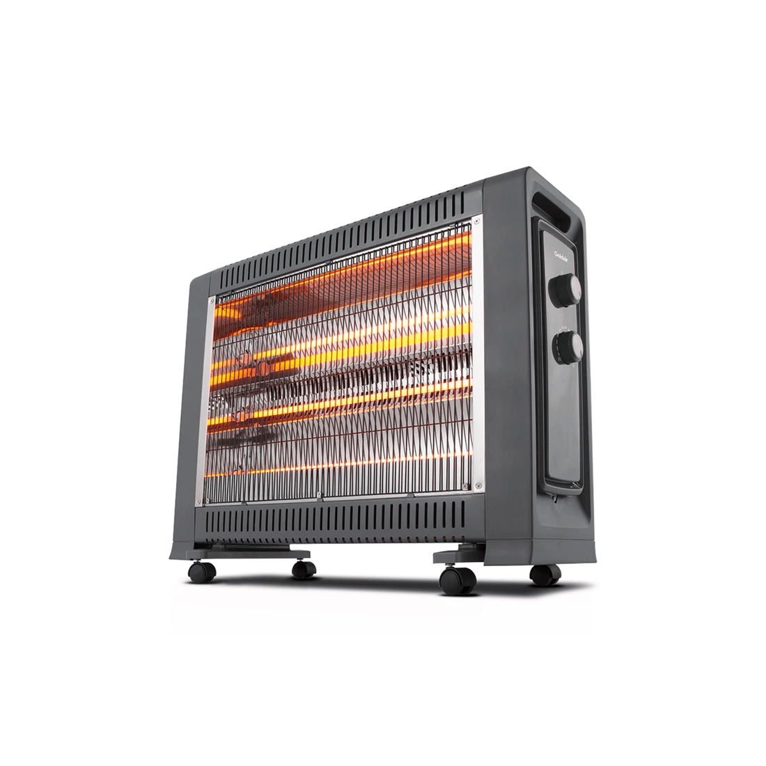 1 Goldair 65.5cm 2400w Radiant Heater W/ Thermostat Home Heating - Charcoal, 1 of 3