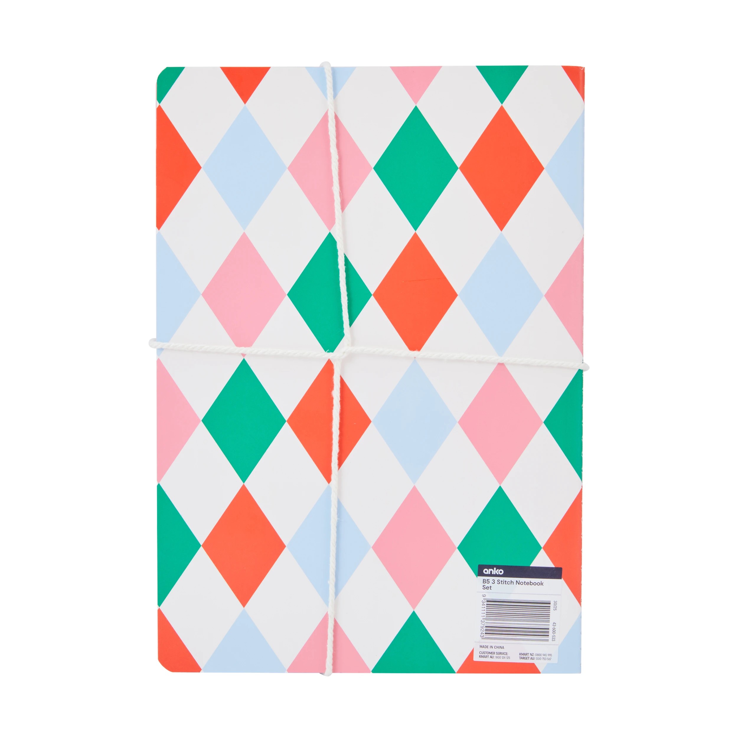 5 3 Pack B5 Stitch Notebook Set, 5 of 5