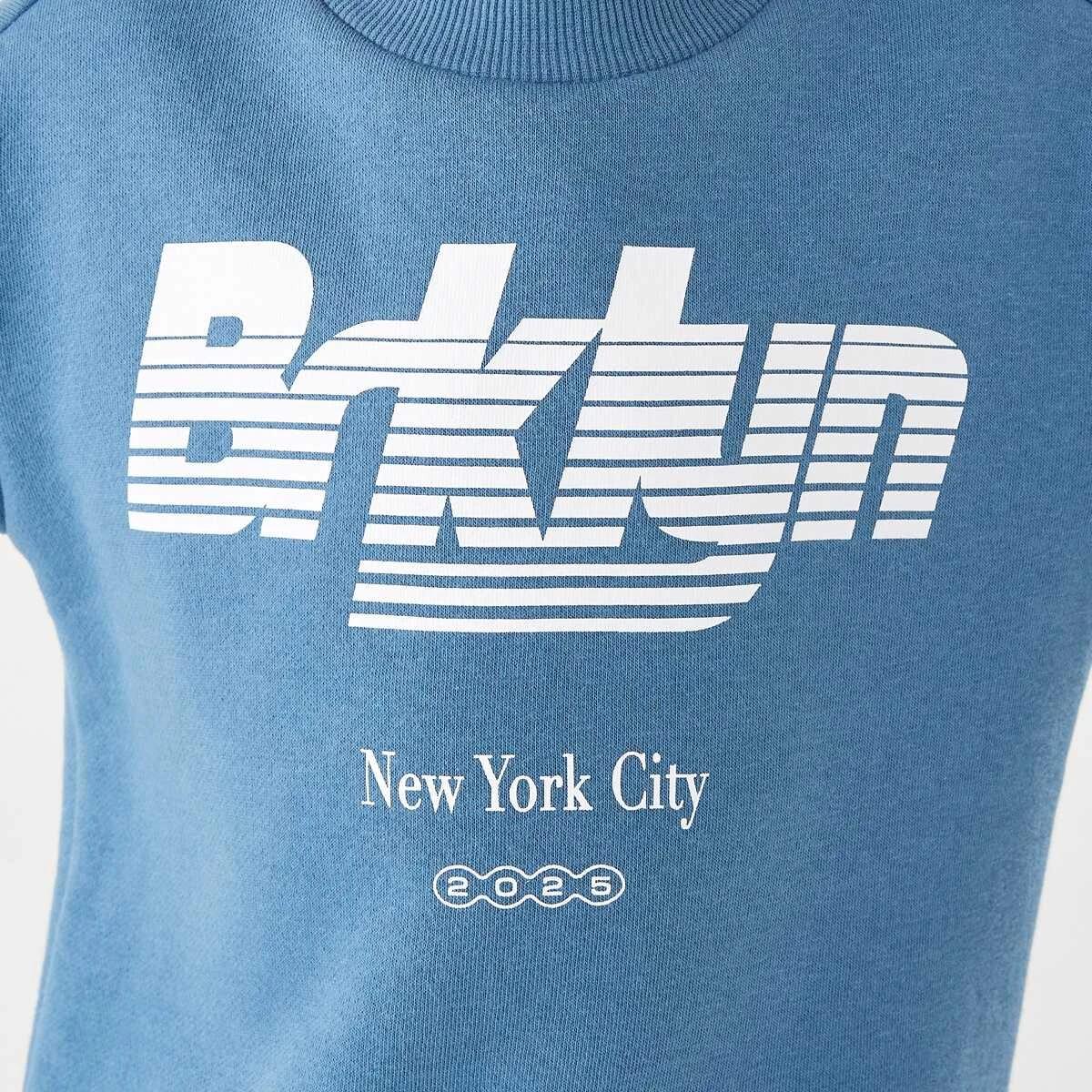 4 Print Crew Neck Sweatshirt Blu Brklyn, 4 of 8