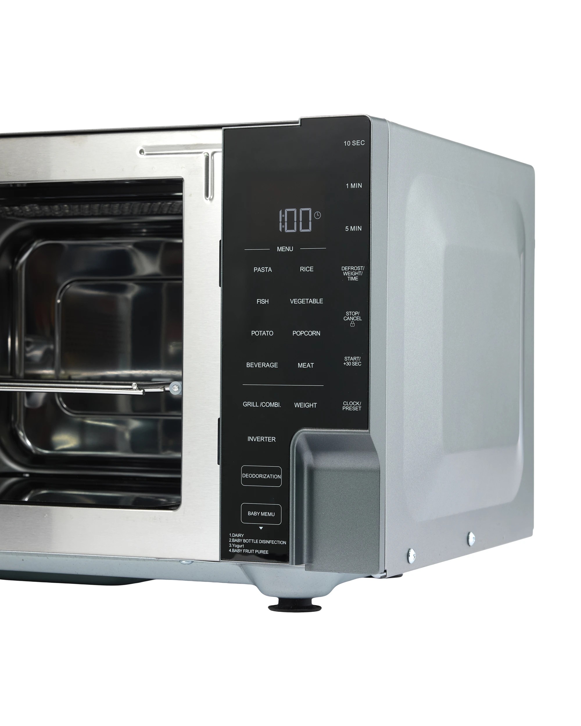 4 23L Inverter Microwave Oven - Grey, 4 of 7