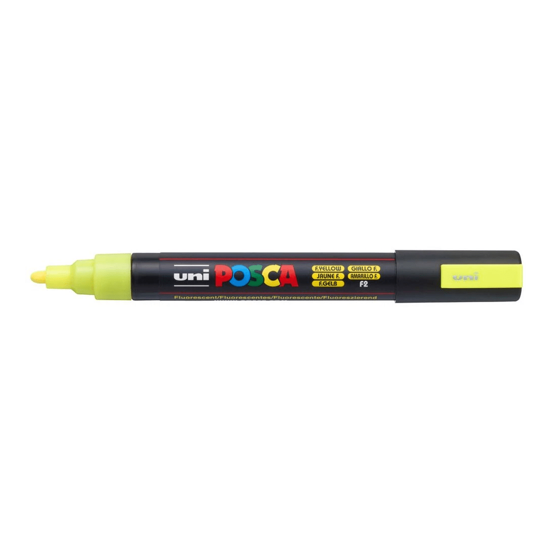 1 POSCA PC 5M Paint Marker Fluoro Yellow, 1 of 9