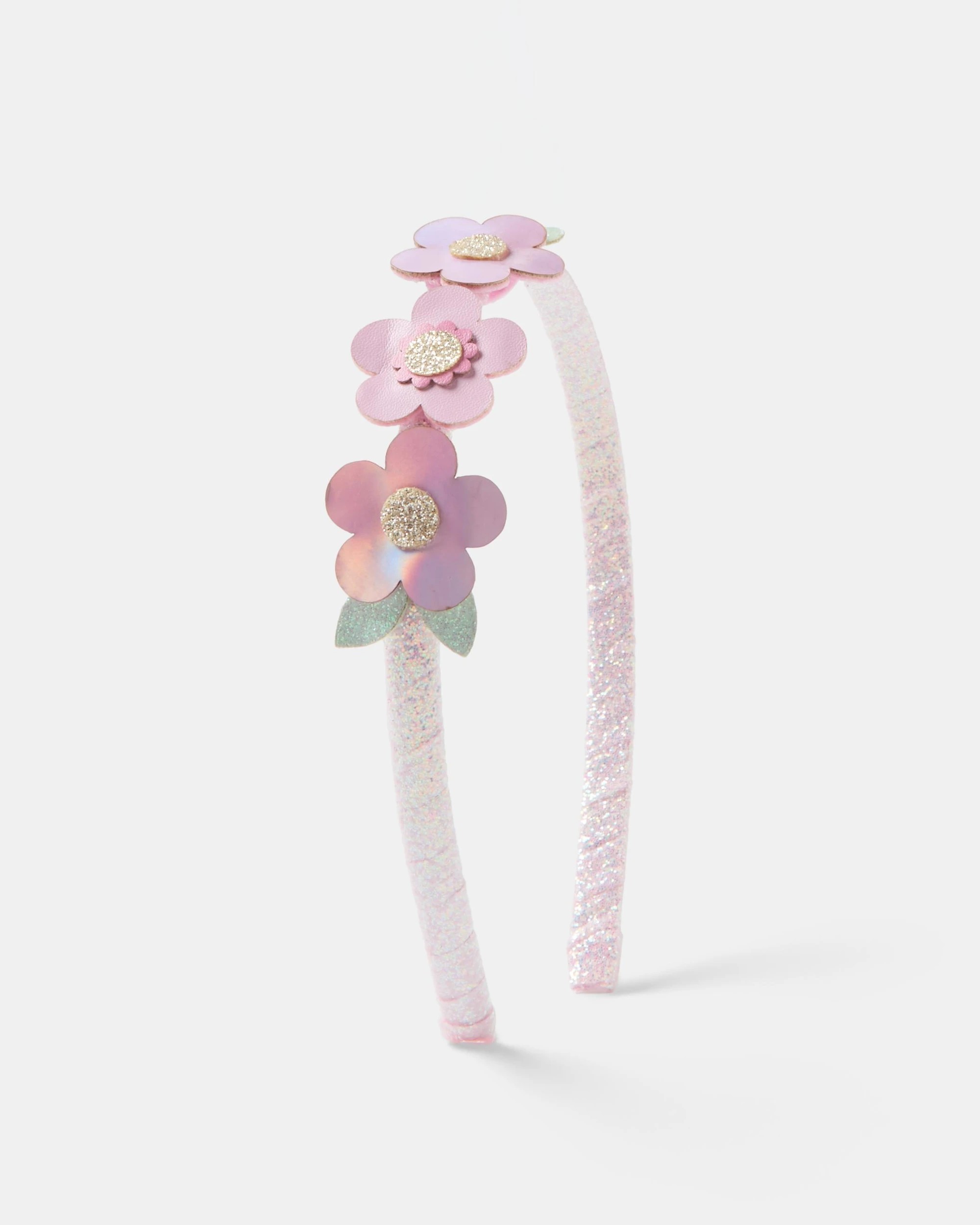 1 Flowers Headband - Pink, 1 of 4