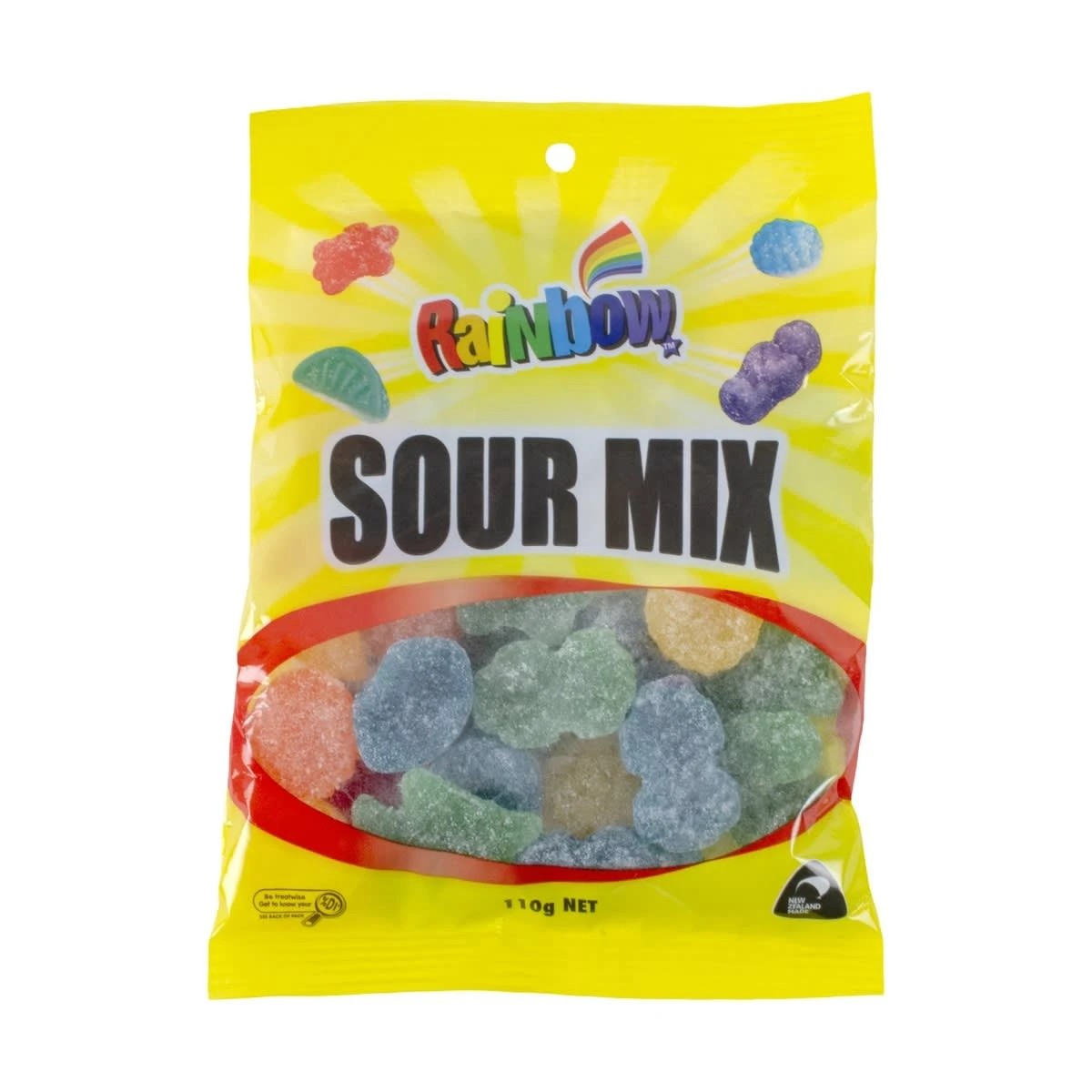 1 Rainbow Sour Mix 110g, 1 of 1