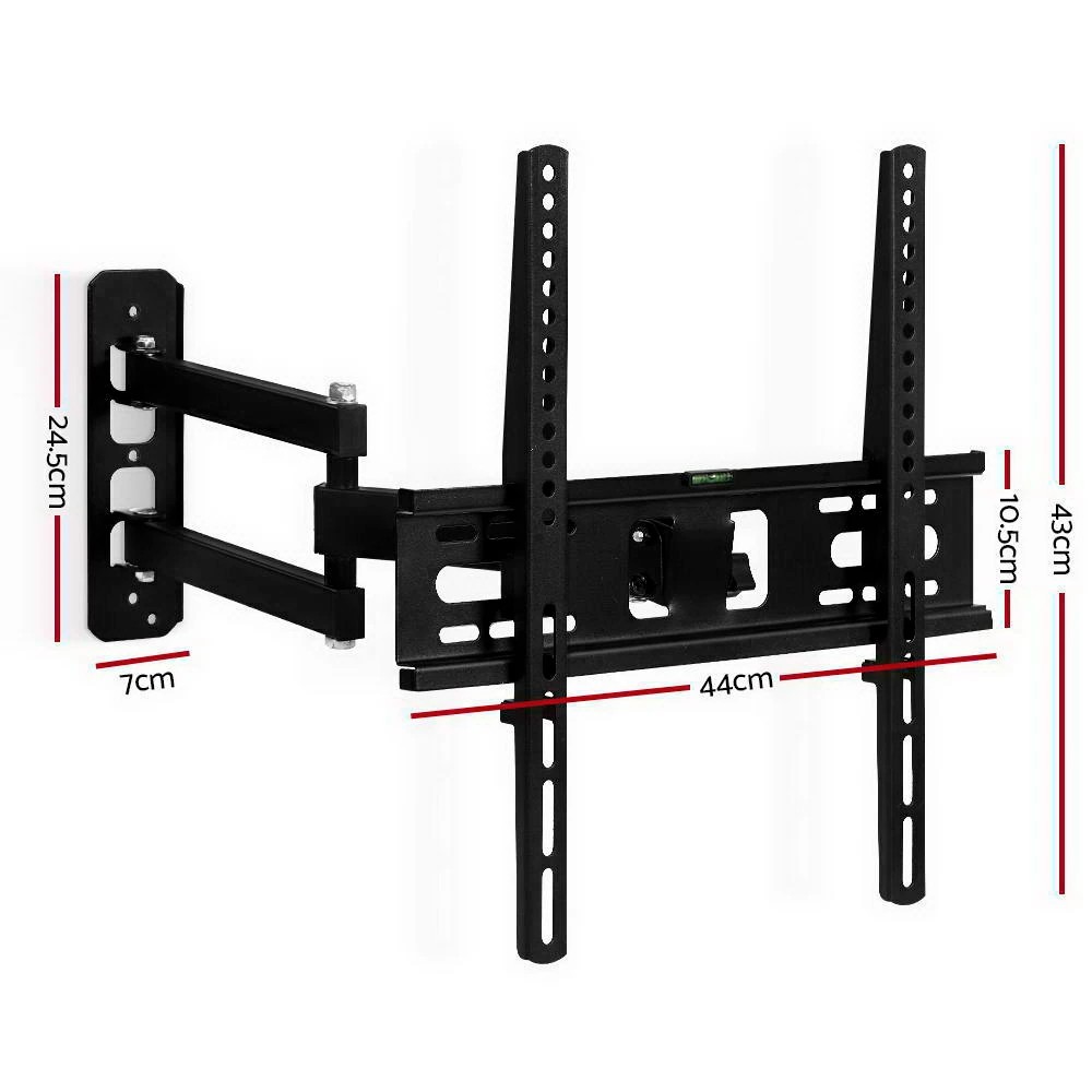 2 Artiss TV Wall Mount Bracket for 23"-55" LED LCD TVs Full Motion Strong Arms - Black, 2 of 6