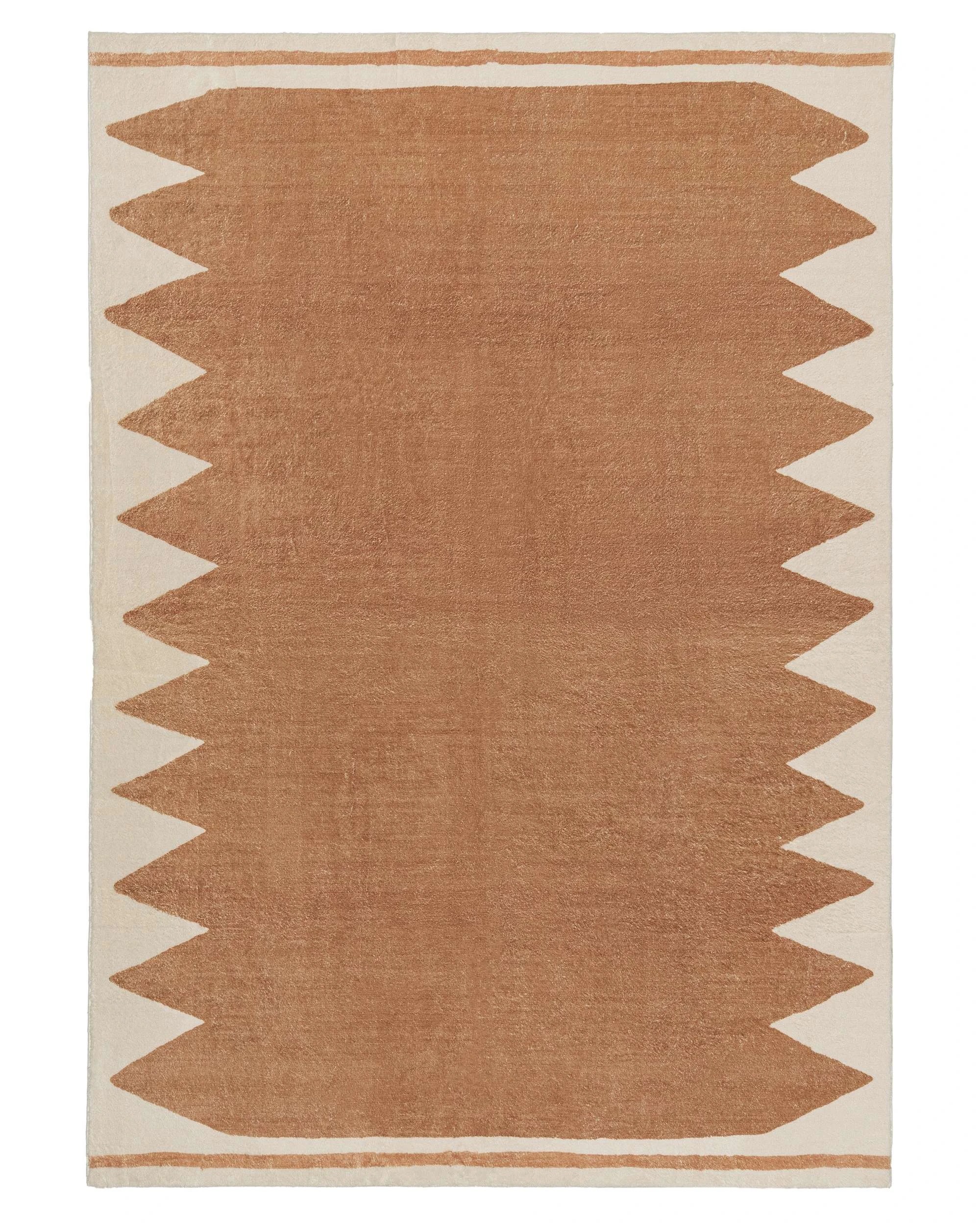 1 Loopsie Astor Printed Washable Rug-290cm x 200cm - Brown, 1 of 8