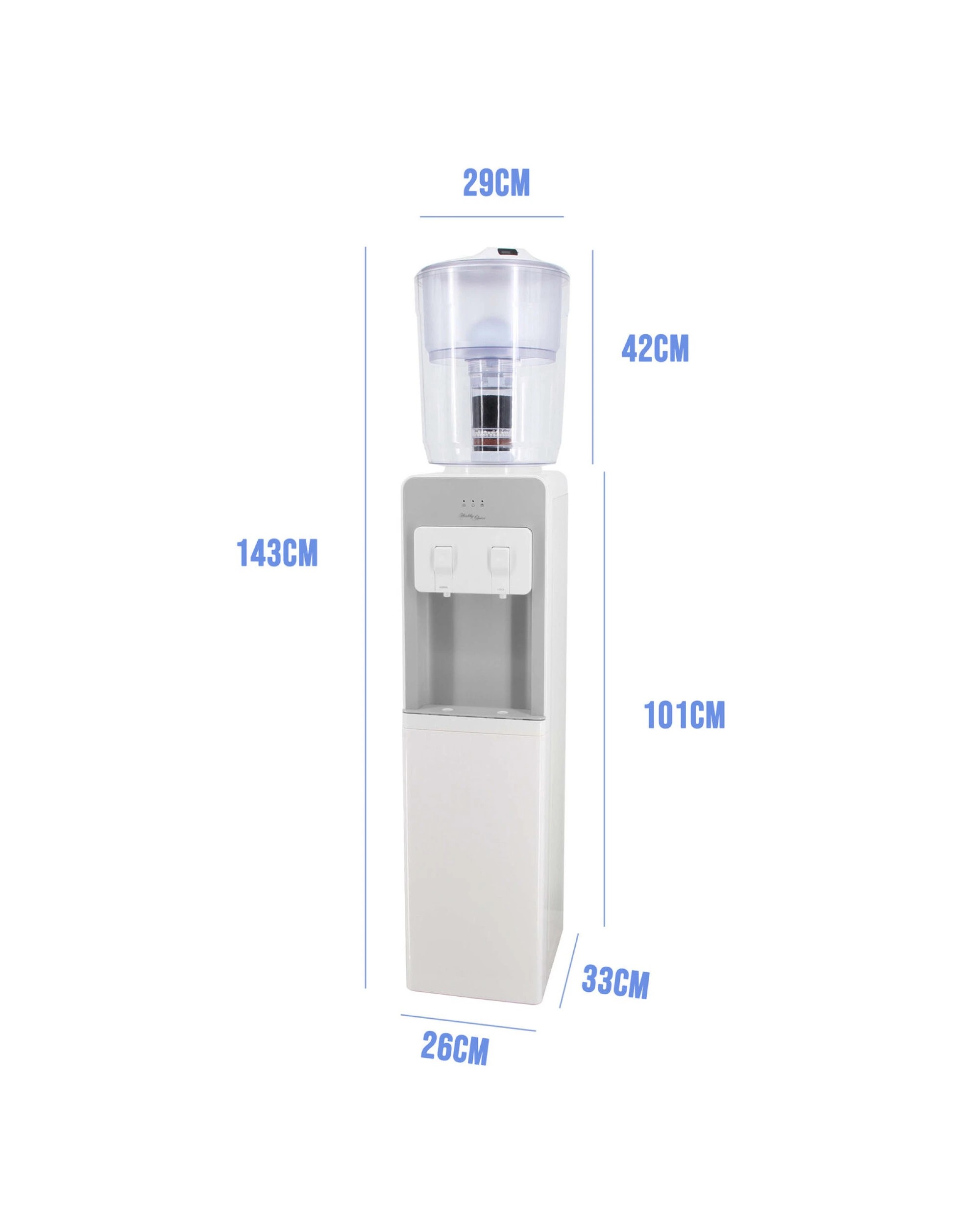2 Healthy Choice Standing Cooler, Filter & Water Dispenser (20L) Dual Tap, 2 of 9