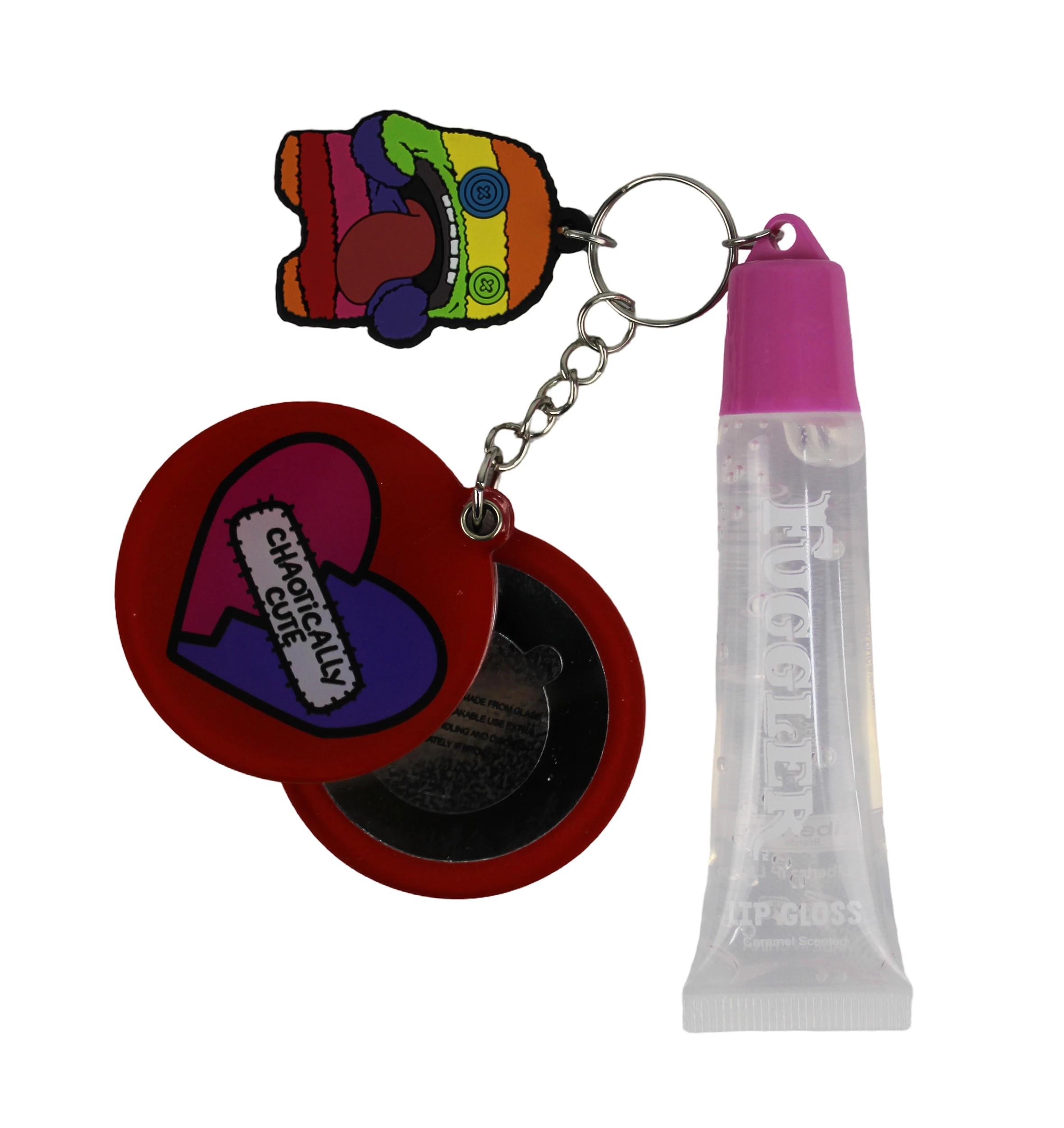 2 Fuggler Lip Gloss with Keychain - Rainbow, 2 of 4