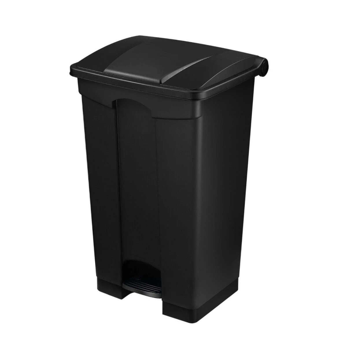 1 LUXSUITE 87L Rubbish Trash Bin Kitchen Dustbin Garbage Waste Recycling Compost Can Pedal Black Large Plastic for Garden, 1 of 6