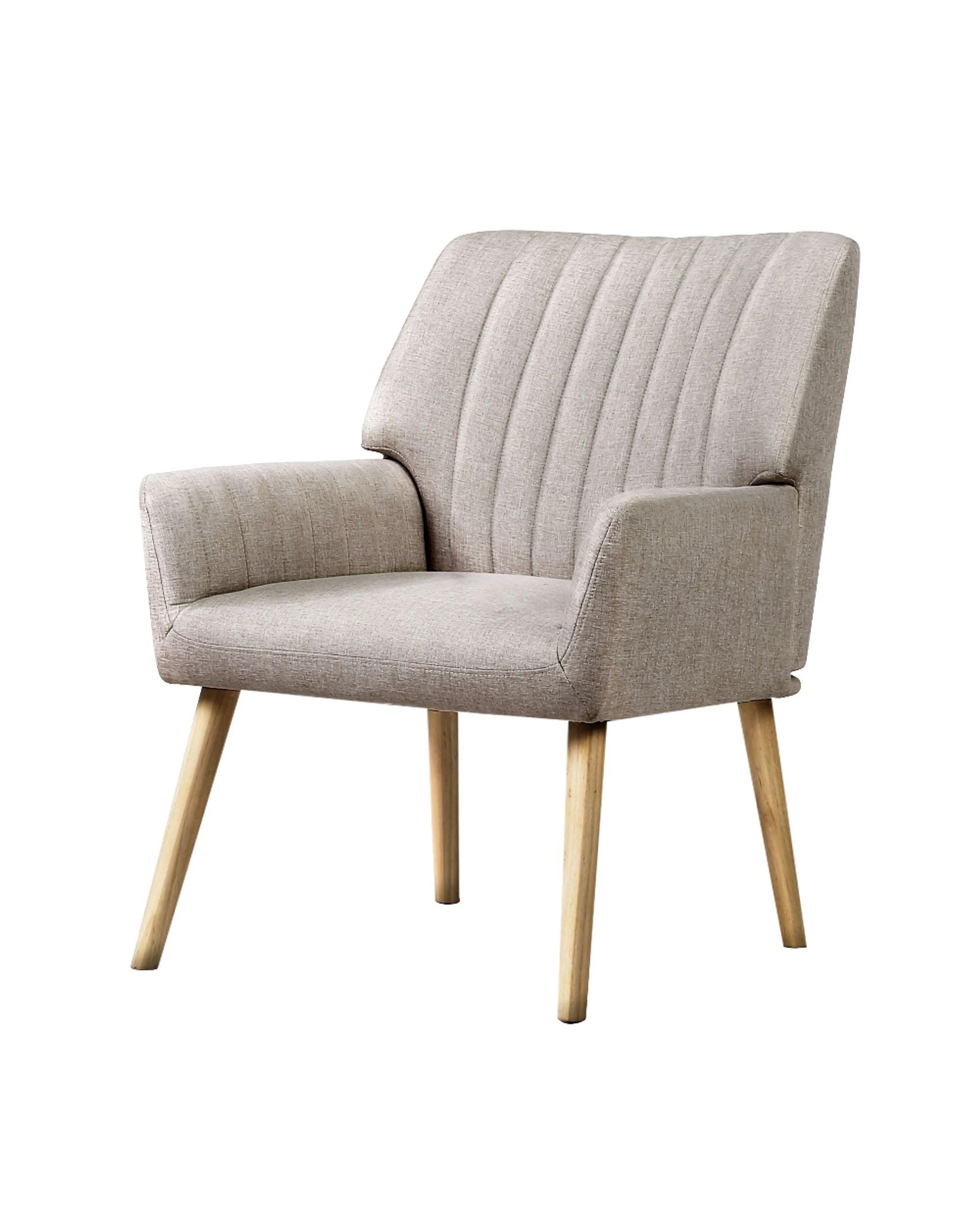 1 Artiss Armchair Fabric
 - White, 1 of 3