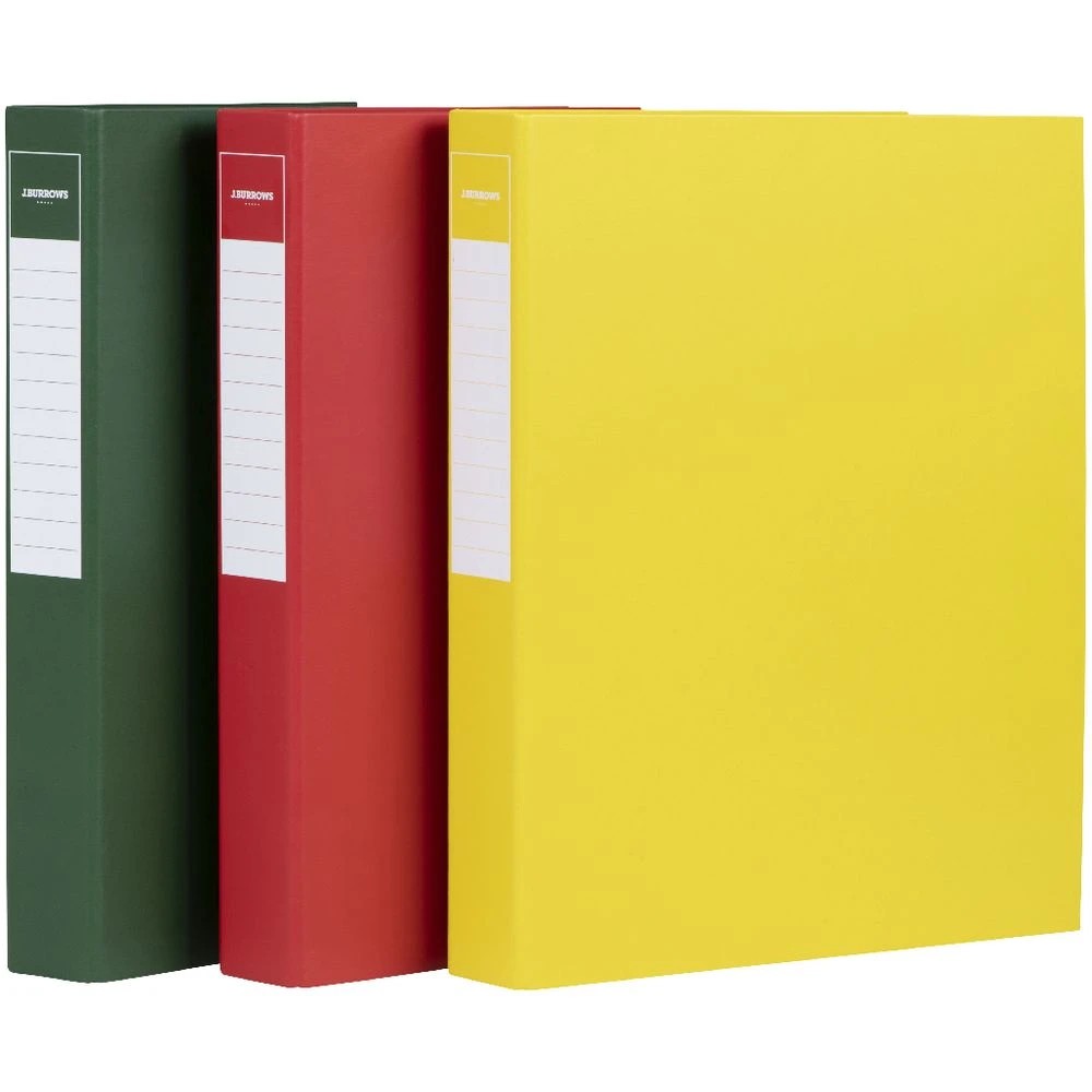 5 J.Burrows Binder A4 2 D-Ring 25mm Matte Green, 5 of 5