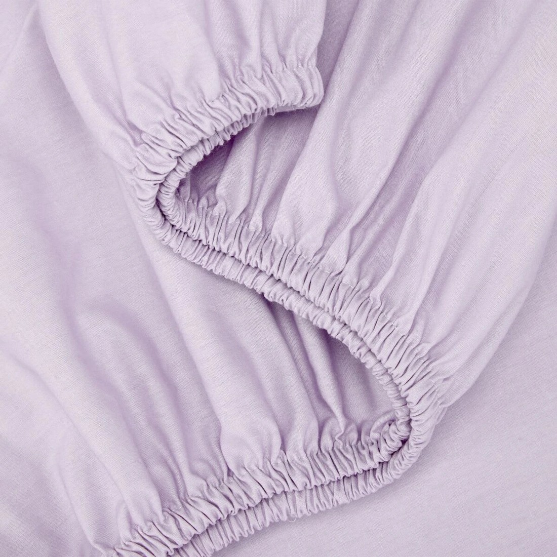 3 250 Thread Count Cotton Rich Sheet Set - Single Bed, Lilac, 3 of 7