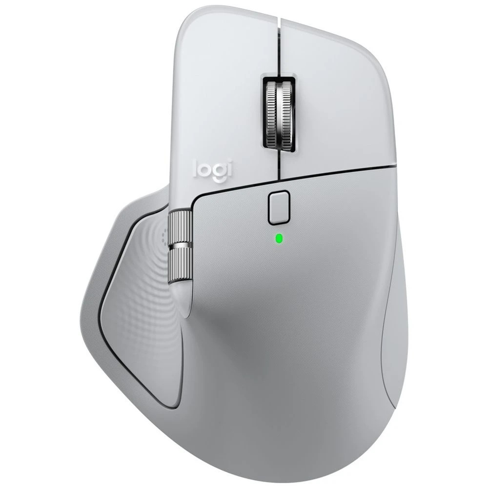 1 Logitech MX Master 4 Wireless Mouse Mac White Silver, 1 of 7