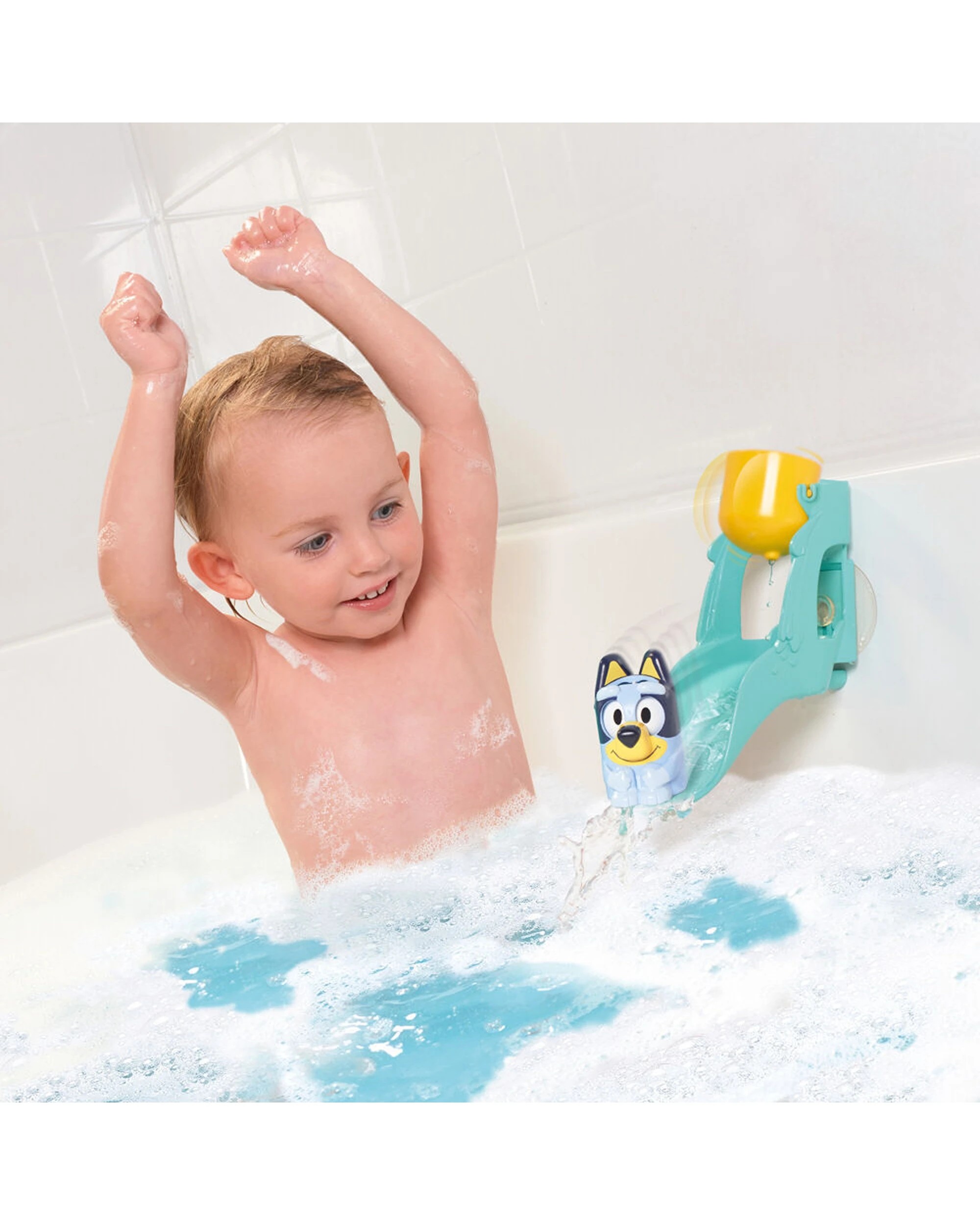 5 Tomy Toomies Bluey's Waterslide With Figurine Bathtime Activity Toy 2PK - Multi, 5 of 7