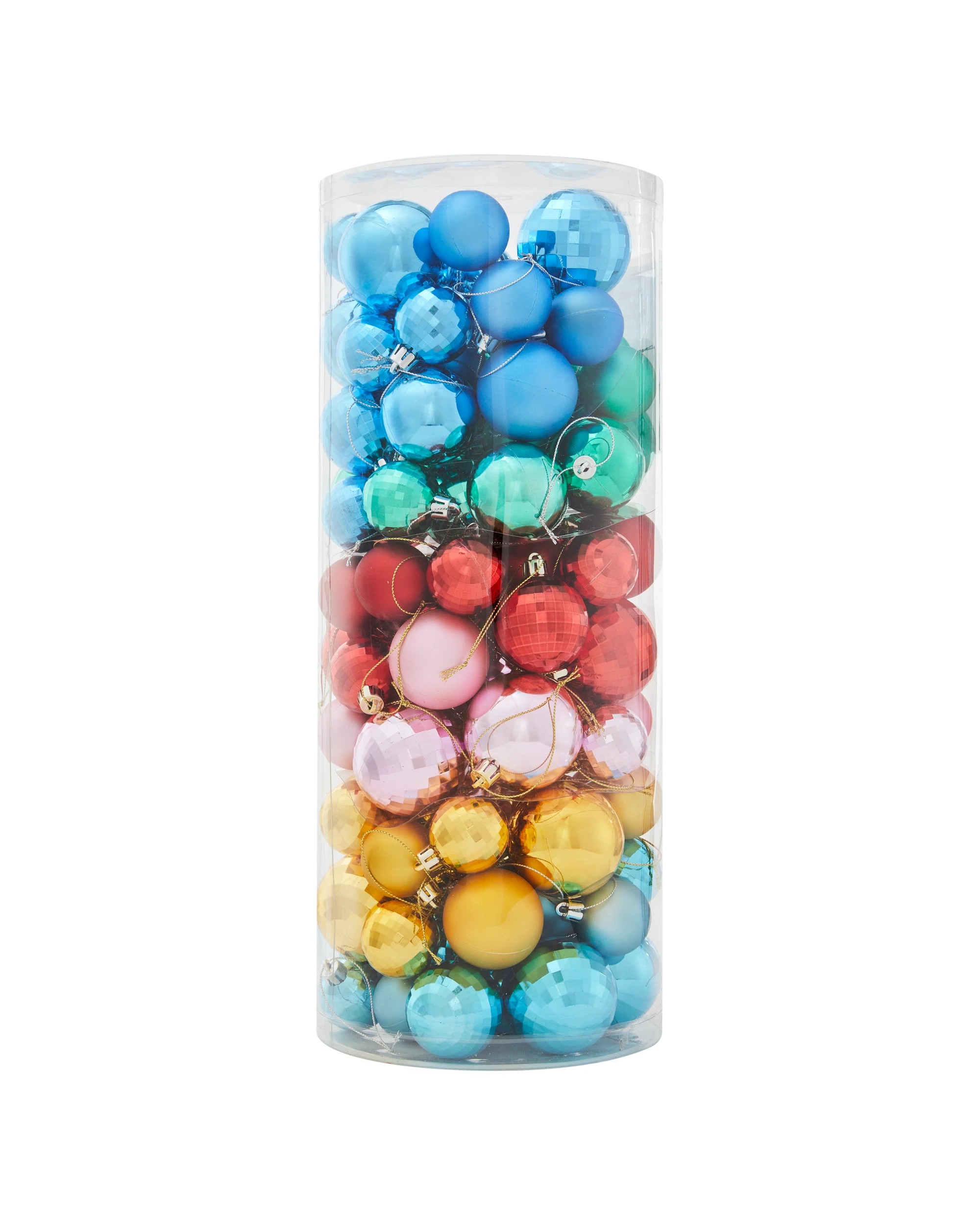 1 100 Pack Brights Baubles, 1 of 9
