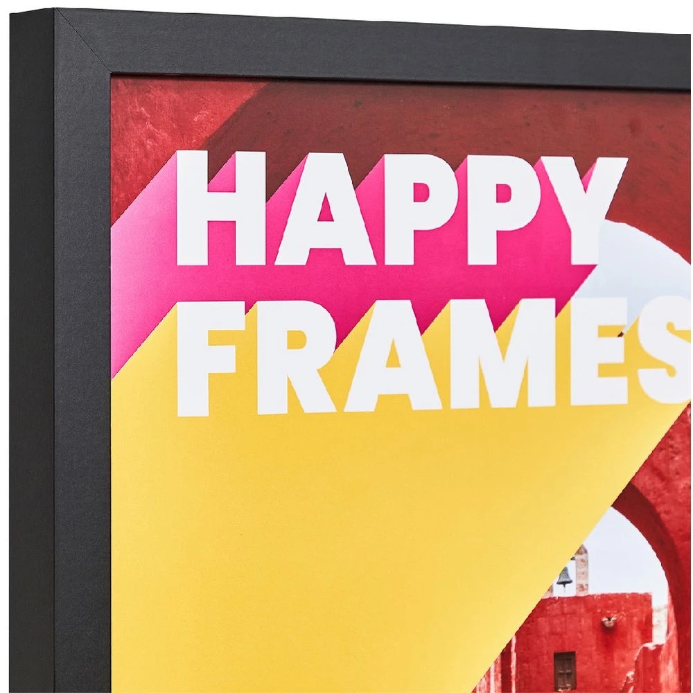 3 Happy Frames 40 x 40CM Poster Frame Black, 3 of 4