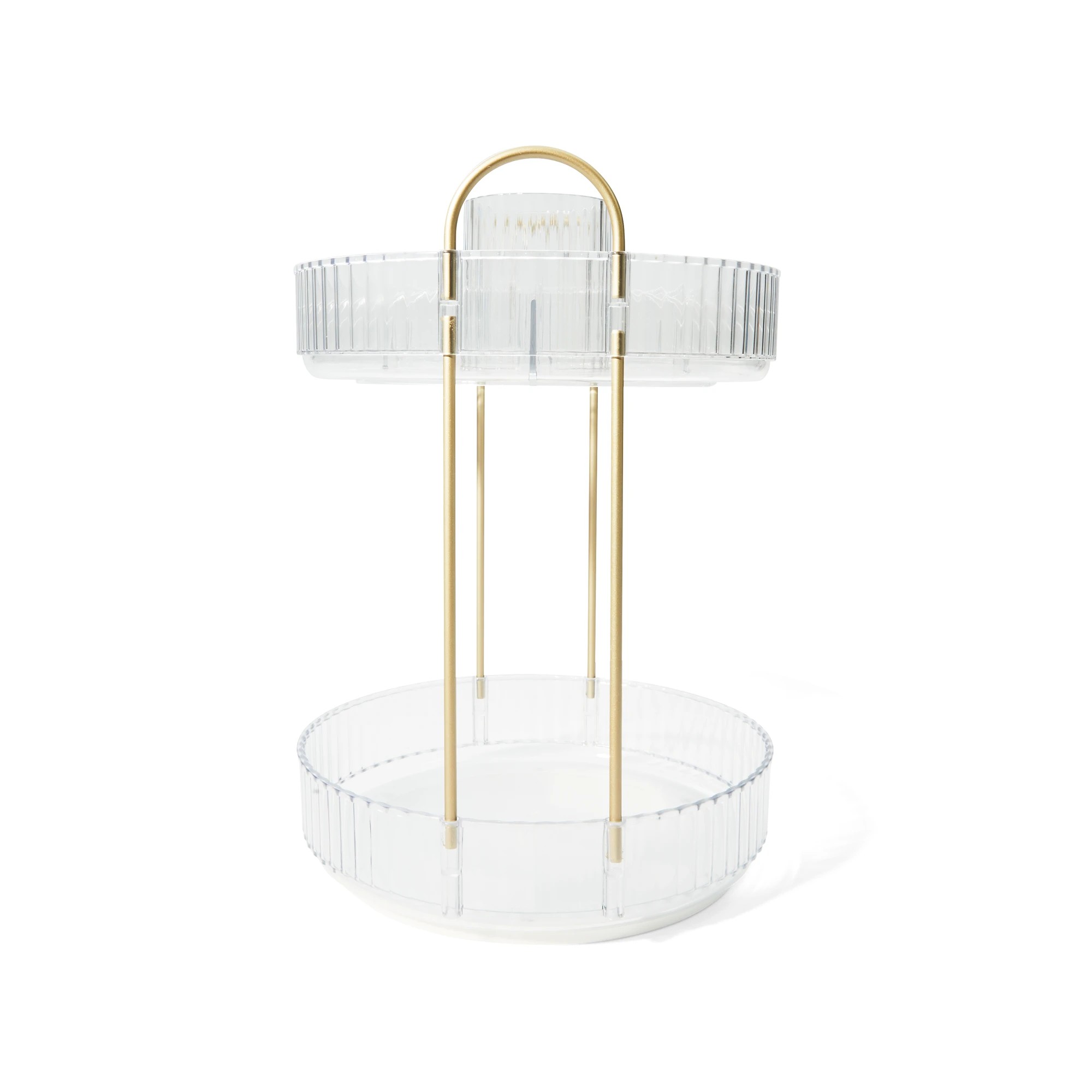 4 2 Tier Rotating Bathroom Organiser, 4 of 9