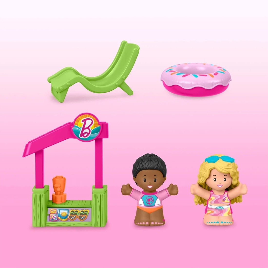 7 Fisher-Price Barbie Little People Beach House Playset, 7 of 8