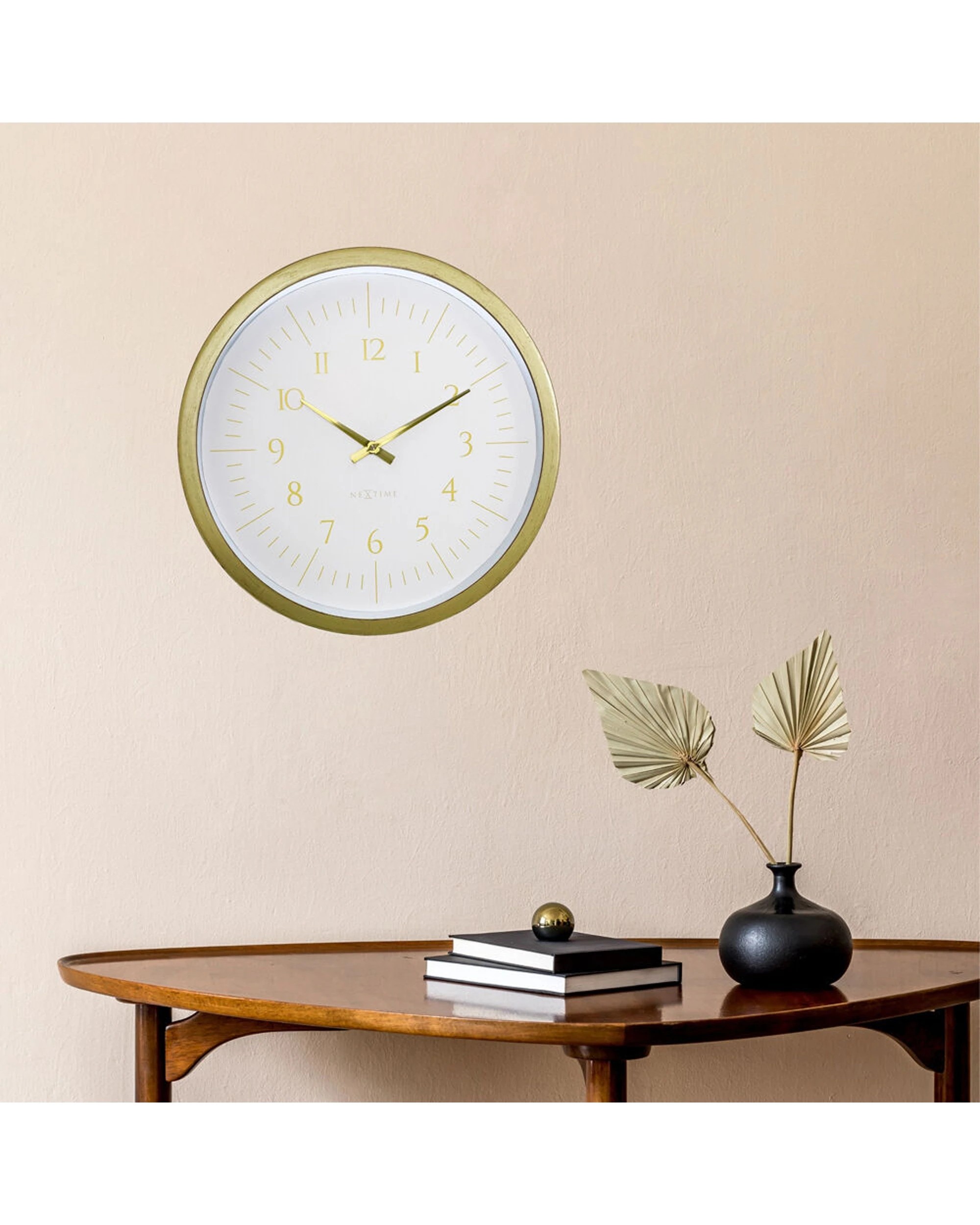 6 NeXtime Galaxy Wall Clock Silent Sweep Movement 40cm - Gold, 6 of 6