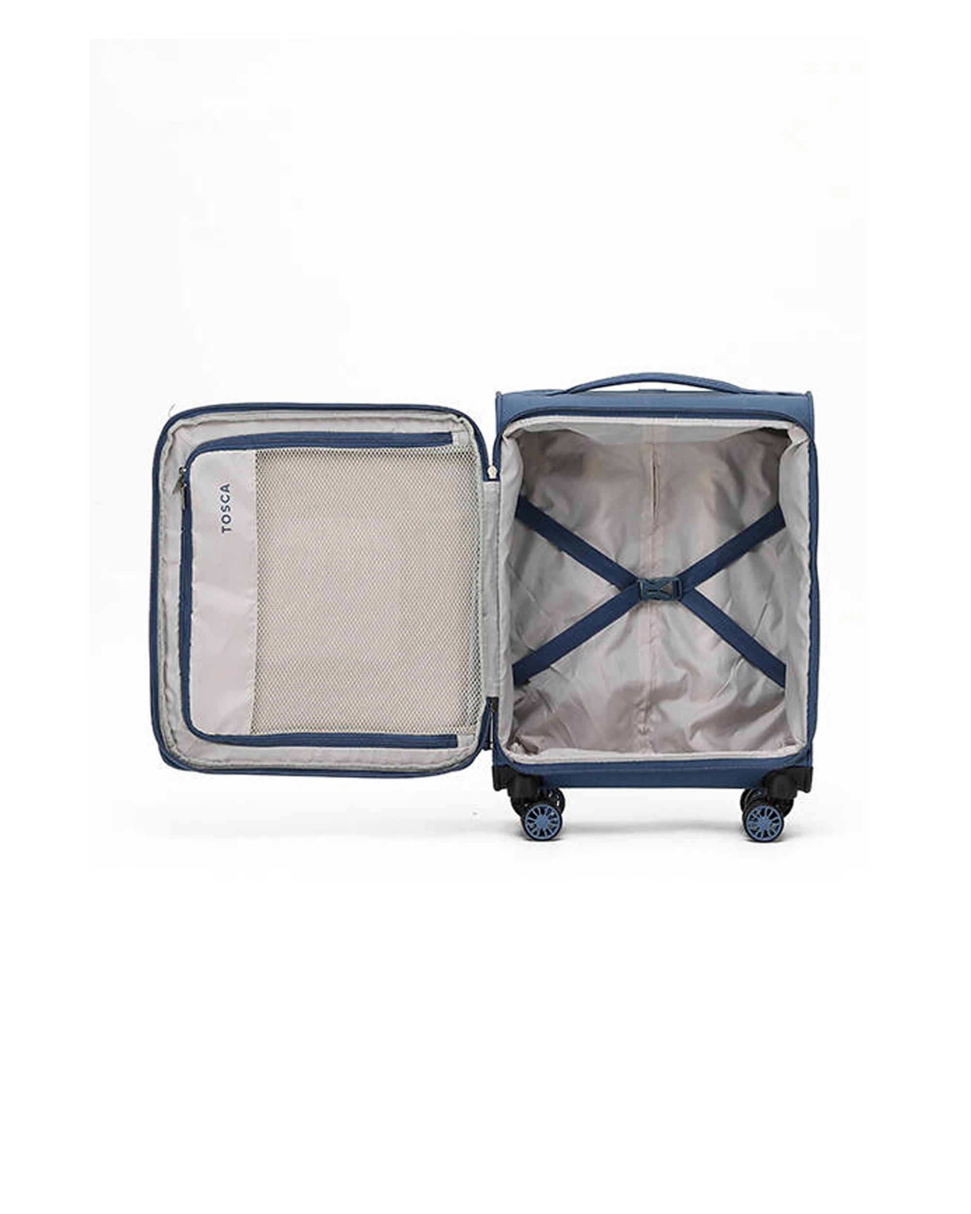 4 Tosca So-Lite 48L Suitcase Luggage Trolley - Blue, 4 of 5