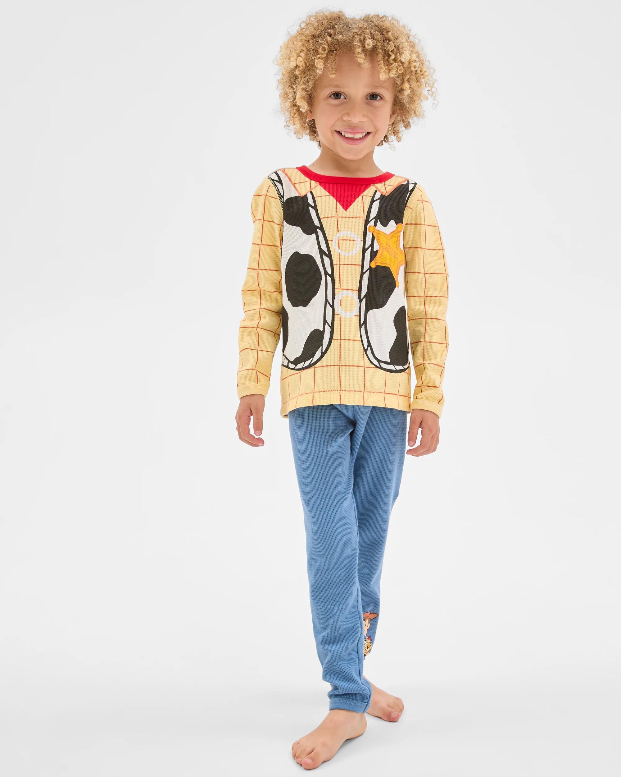 1 Disney Toy Story Woody Australian Cotton Top & Pants Younger Boys Pyjama Set WOODY, 1 of 7
