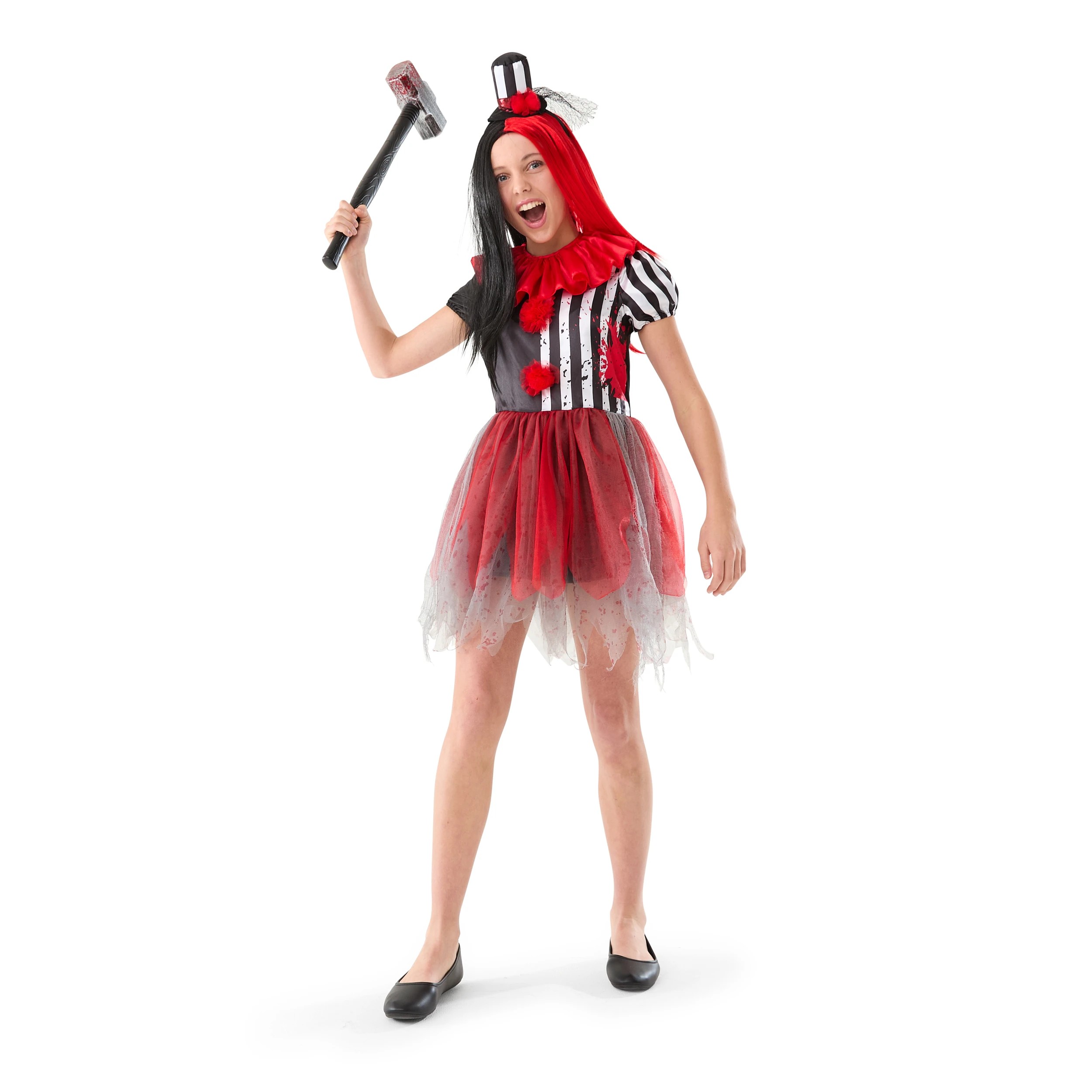 1 5 Piece Clown Costume - Ages 12+, 1 of 10