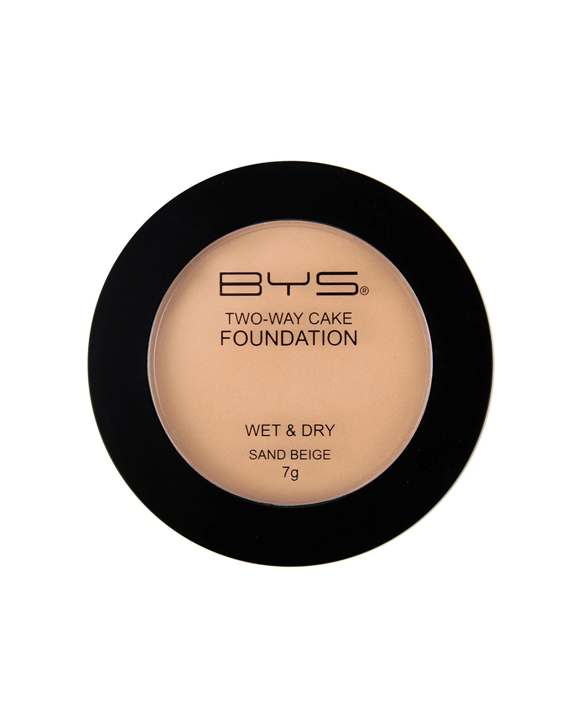 1 BYS Two Way Cake Foundation Sand Makeup Cosmetics - Beige, 1 of 1