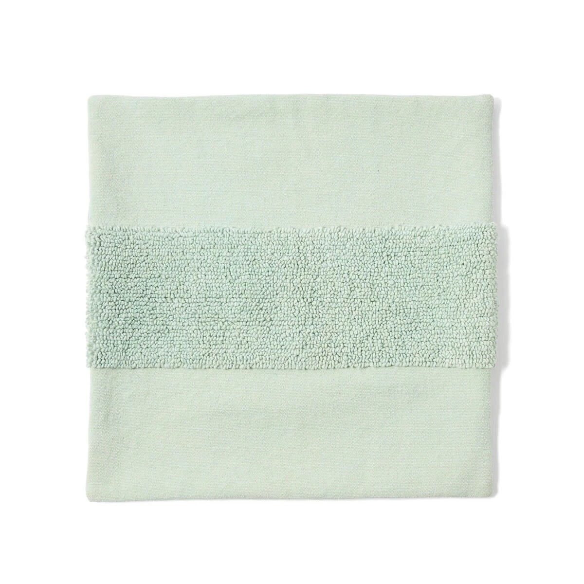 4 50cm Cushion Cover Tufted Stripe - Sage, 4 of 10