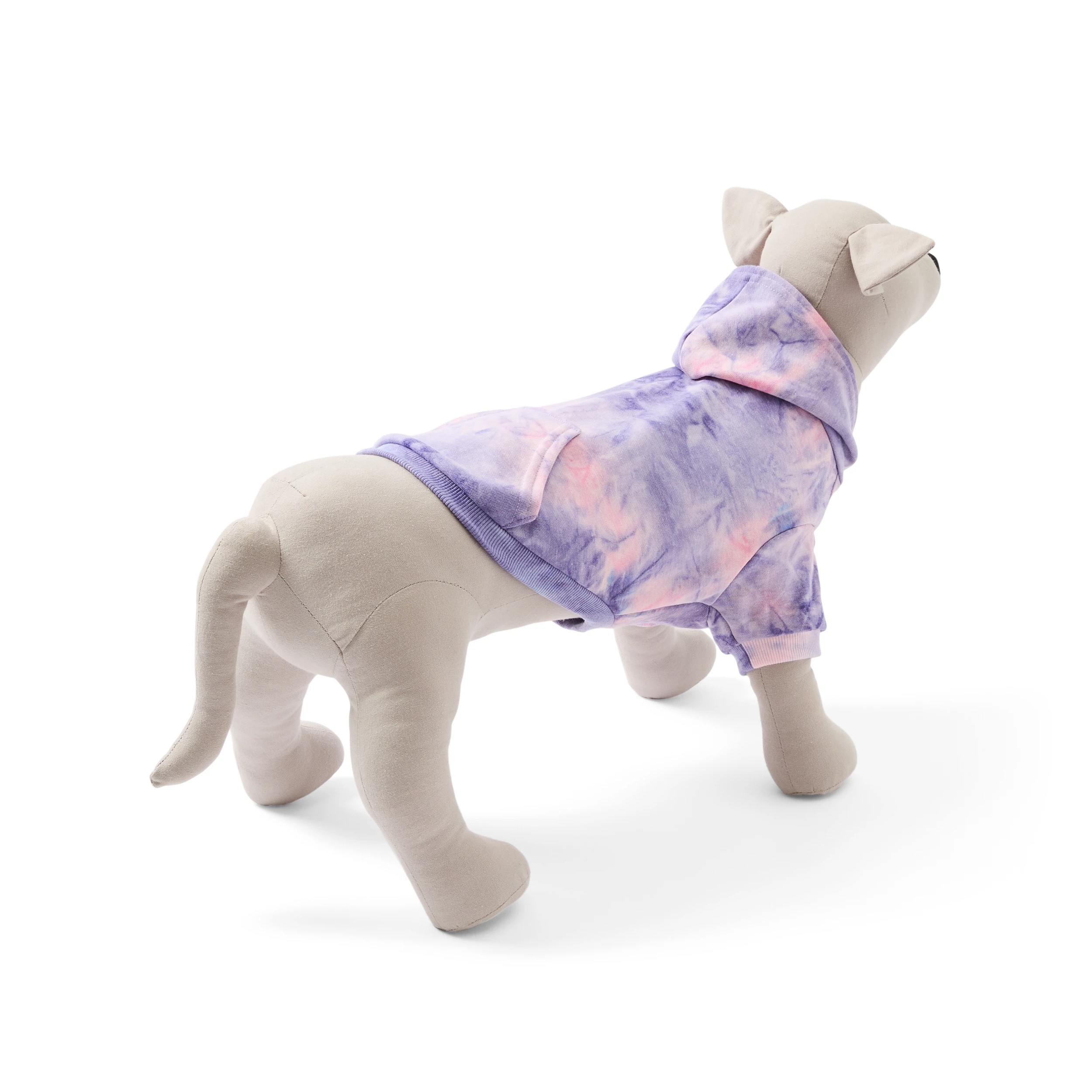 3 Pet Hoodie Tie-Dye - Large, Lilac, 3 of 10