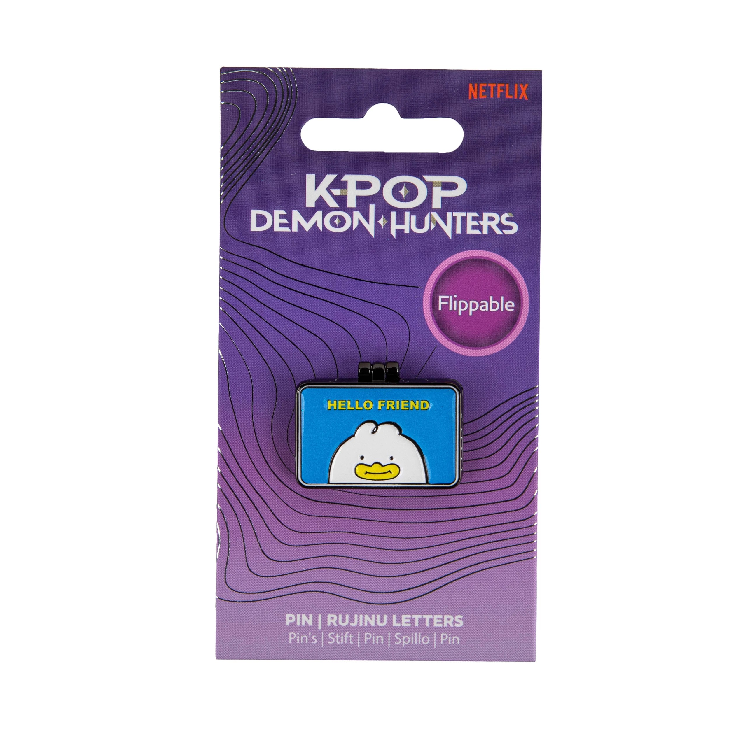 1 K-Pop Demon Hunters Rujinu Letters Pin, 1 of 5