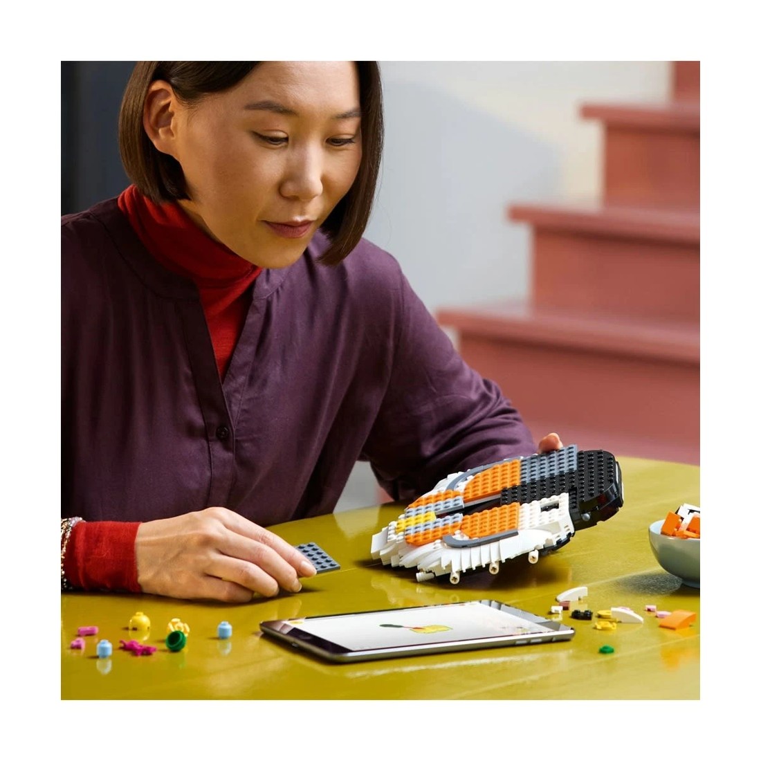 7 LEGO Art The Fauna Collection – Tiger 31217, 7 of 10