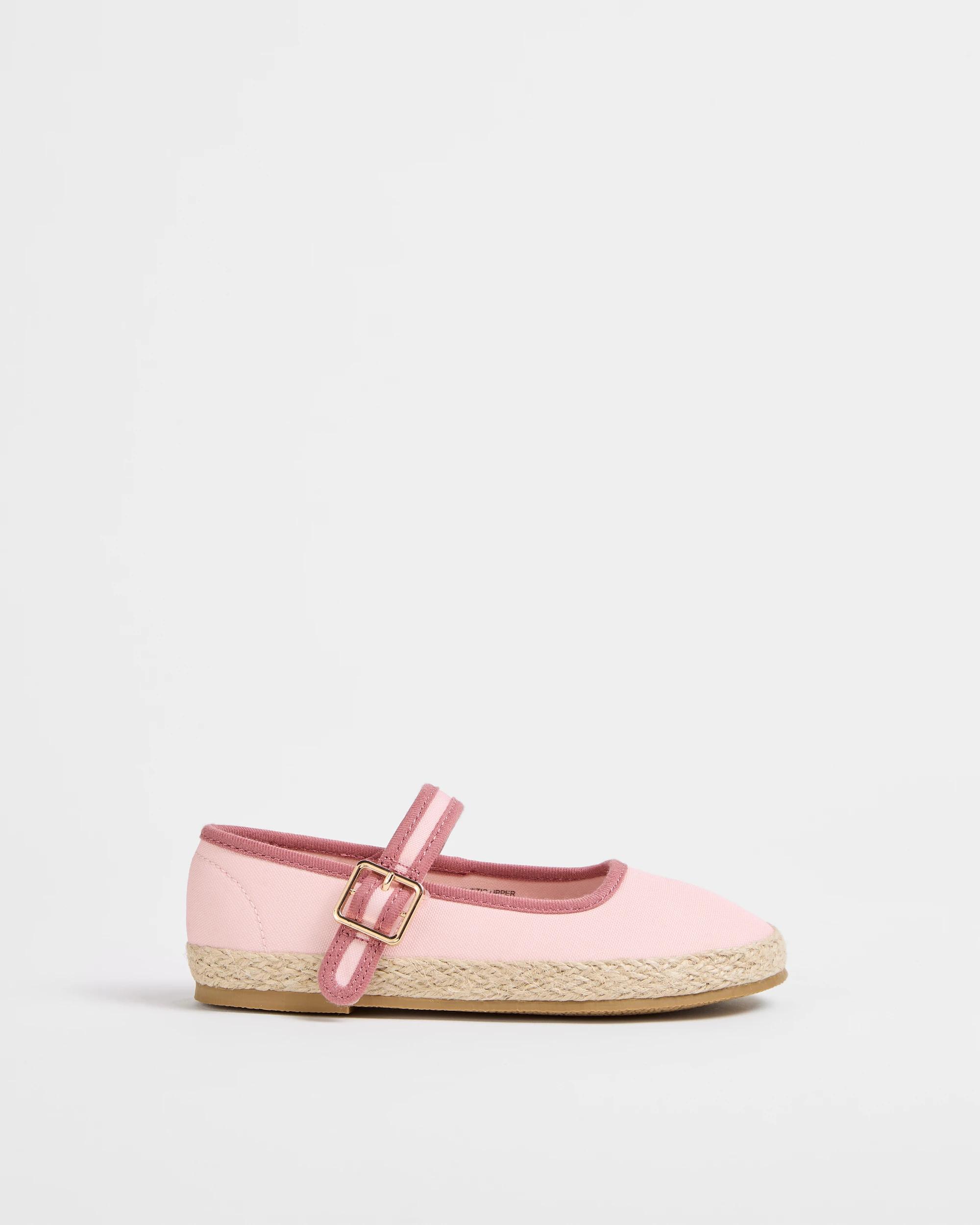 1 Target Kids Mary Jane Espadrille Flats PINK, 1 of 3