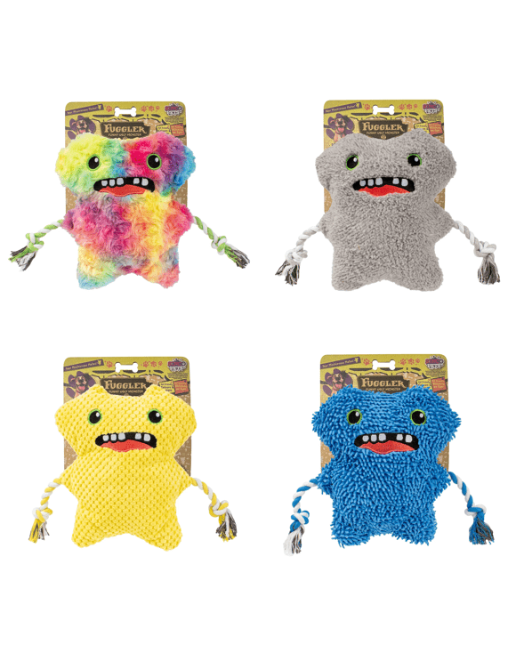 Fuggler Gaptooth McGoo Rope Dog Toy - Assorted