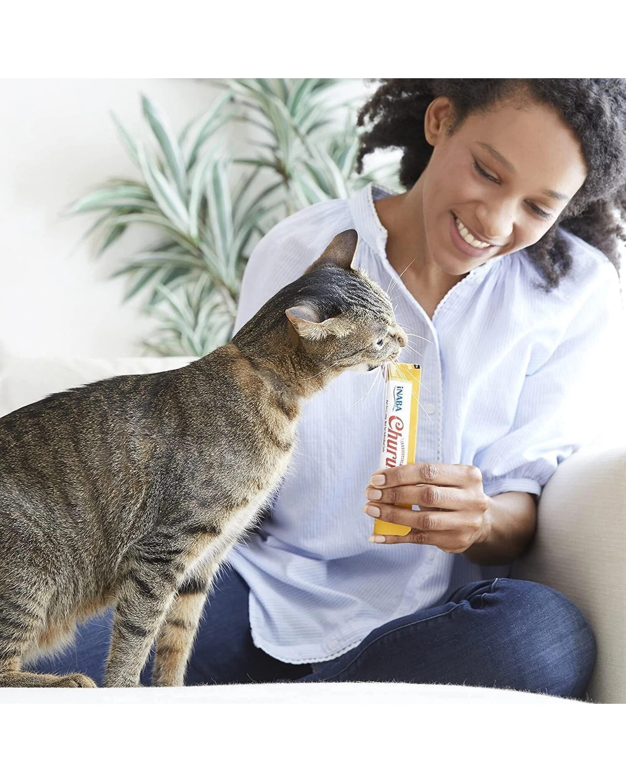 7 Inaba Churu Puree Lickable Cat Treats Tuna & Chicken Variety Box 50 x 14g, 7 of 7