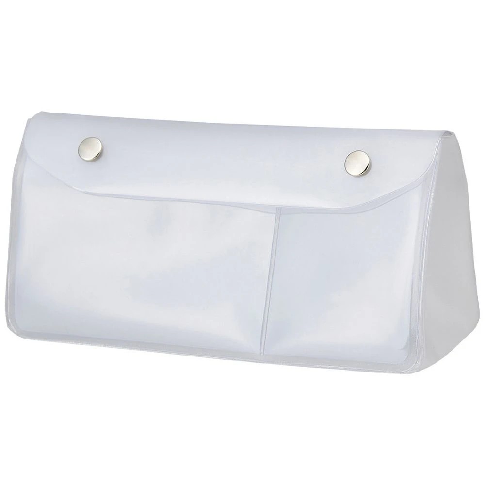 1 Lihit Lab Triangle Pencil Case Clear, 1 of 4